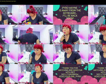 pyrowayne — 45 minute Chaturbate female cam show recording, 1080p, Sep 7, 2021