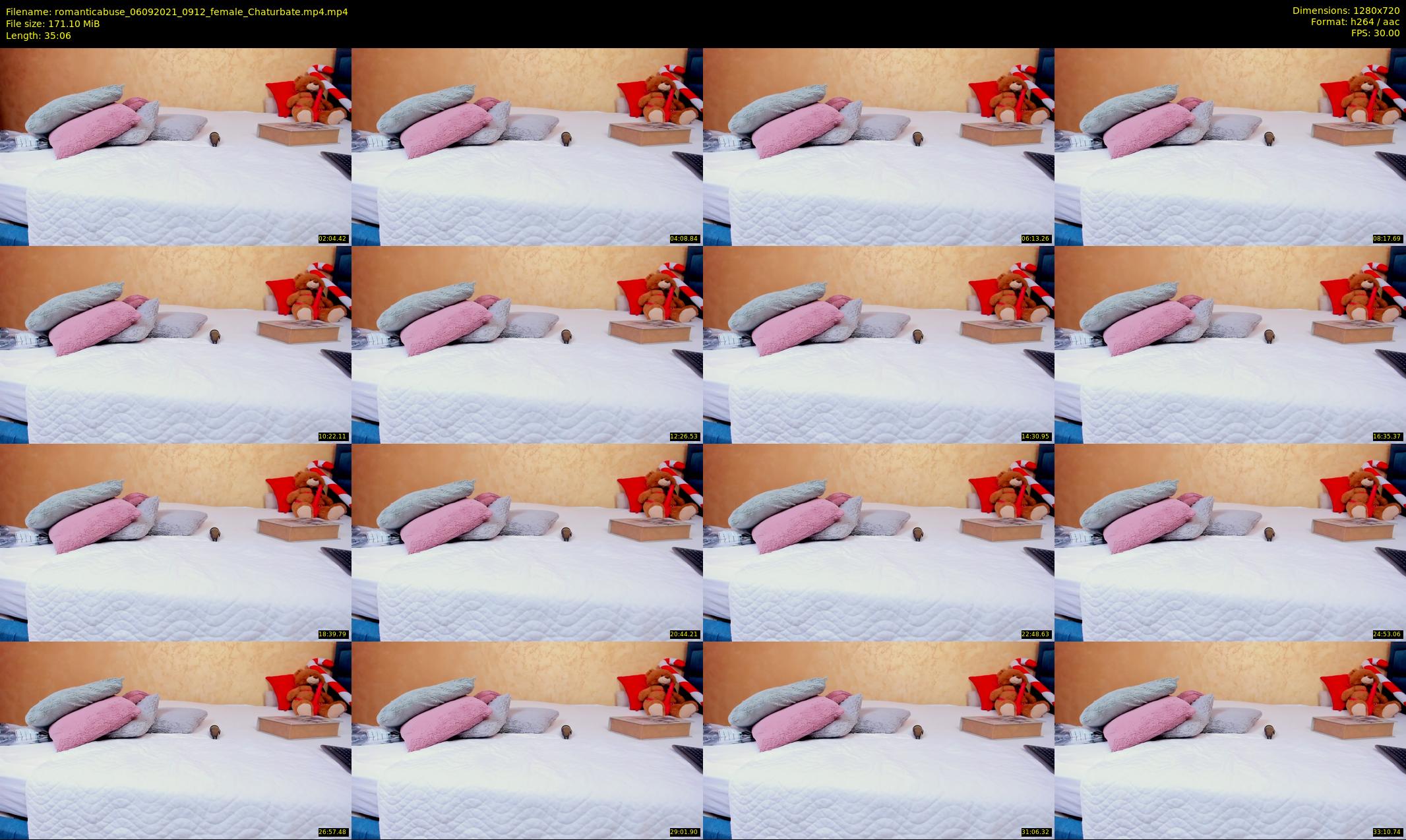 romanticabuse — 36 minute Chaturbate female cam show recording, 720p, Sep 6, 2021