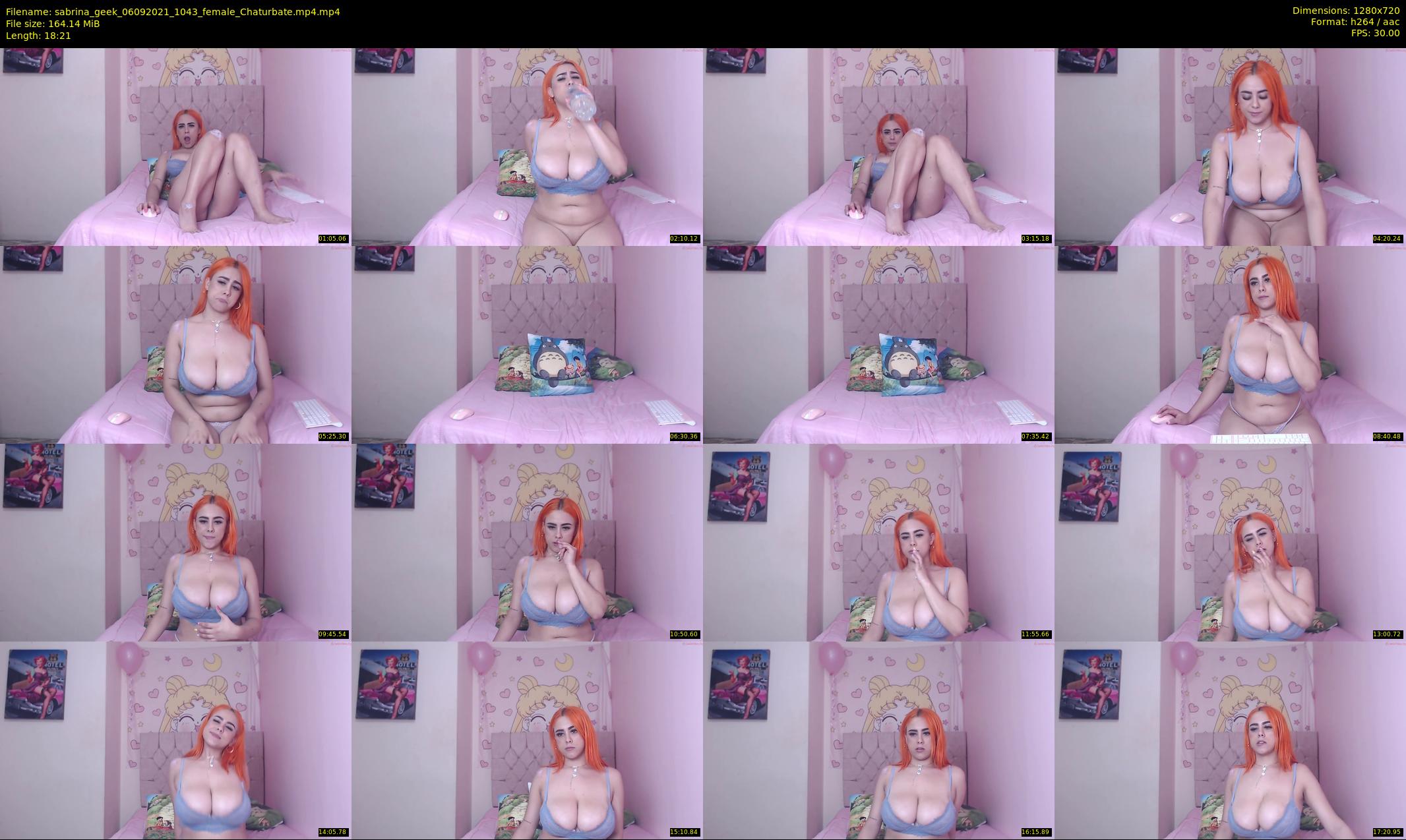 sabrina_geek — 19 minute Chaturbate female cam show recording, 720p, Sep 6, 2021