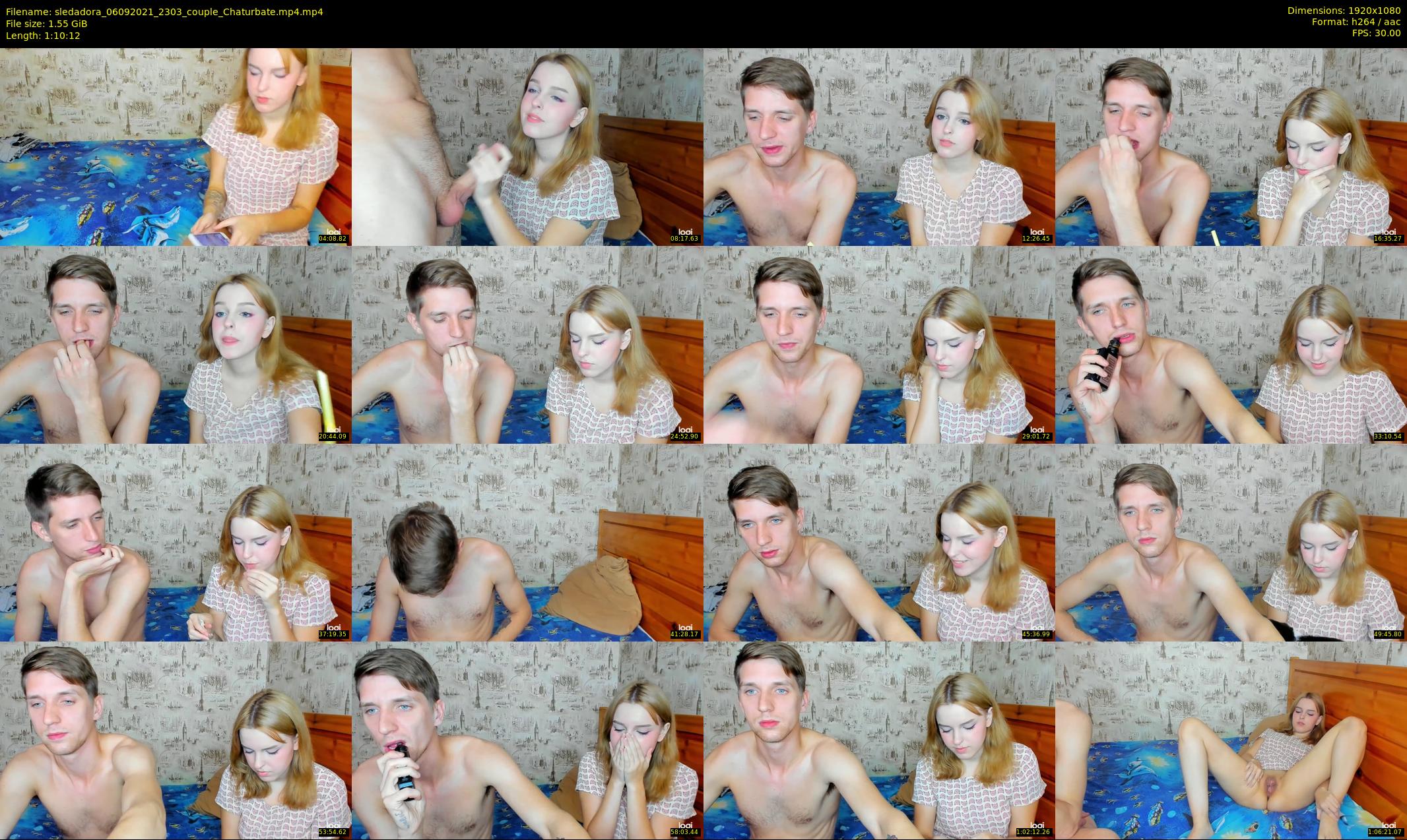 sledadora — 71 minute Chaturbate couple cam show recording, 1080p, Sep 6, 2021