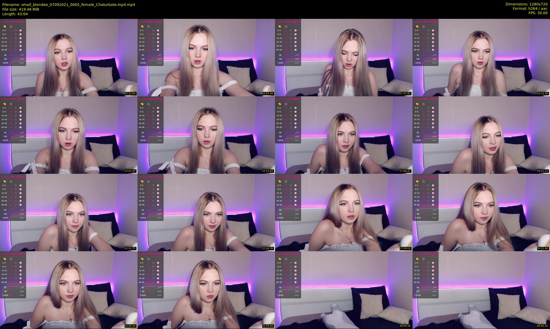 small_blondee — 44 minute Chaturbate female cam show recording, 720p, Sep 7, 2021