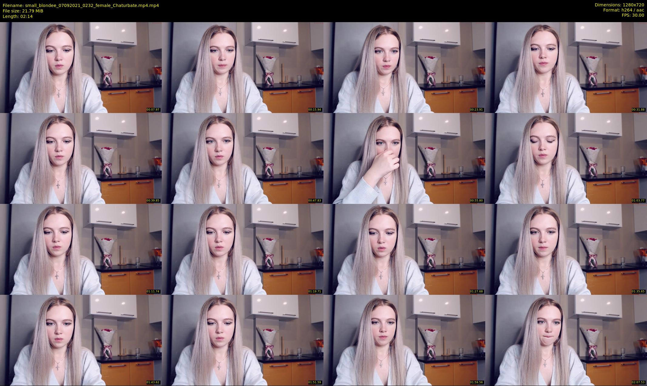 small_blondee — 3 minute Chaturbate female cam show recording, 720p, Sep 7, 2021