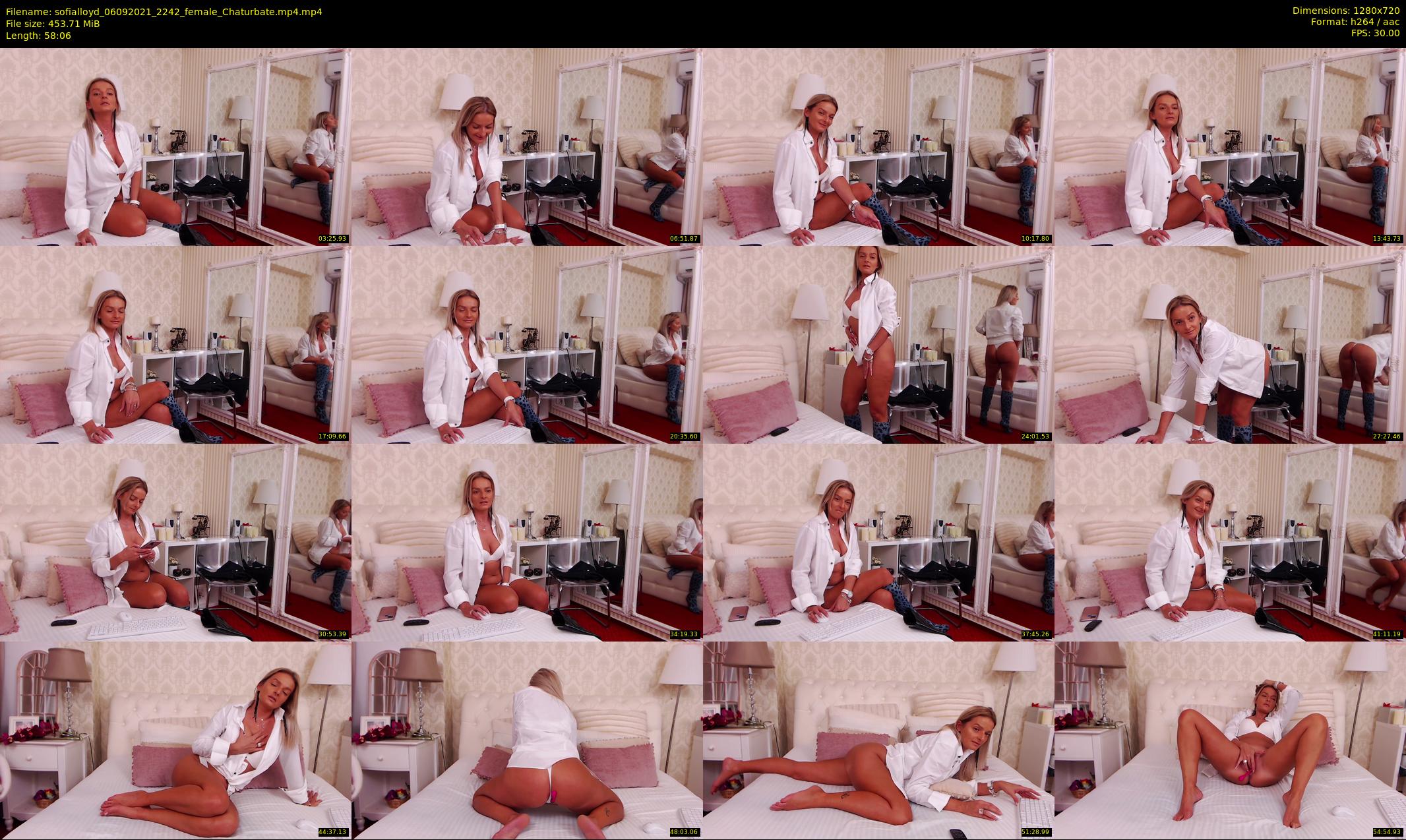 sofialloyd — 59 minute Chaturbate female cam show recording, 720p, Sep 6, 2021