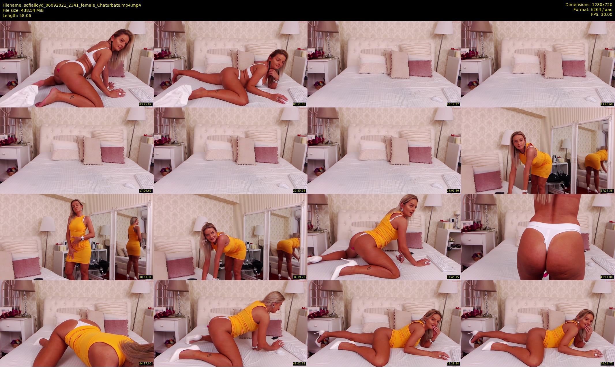 sofialloyd — 59 minute Chaturbate female cam show recording, 720p, Sep 6, 2021