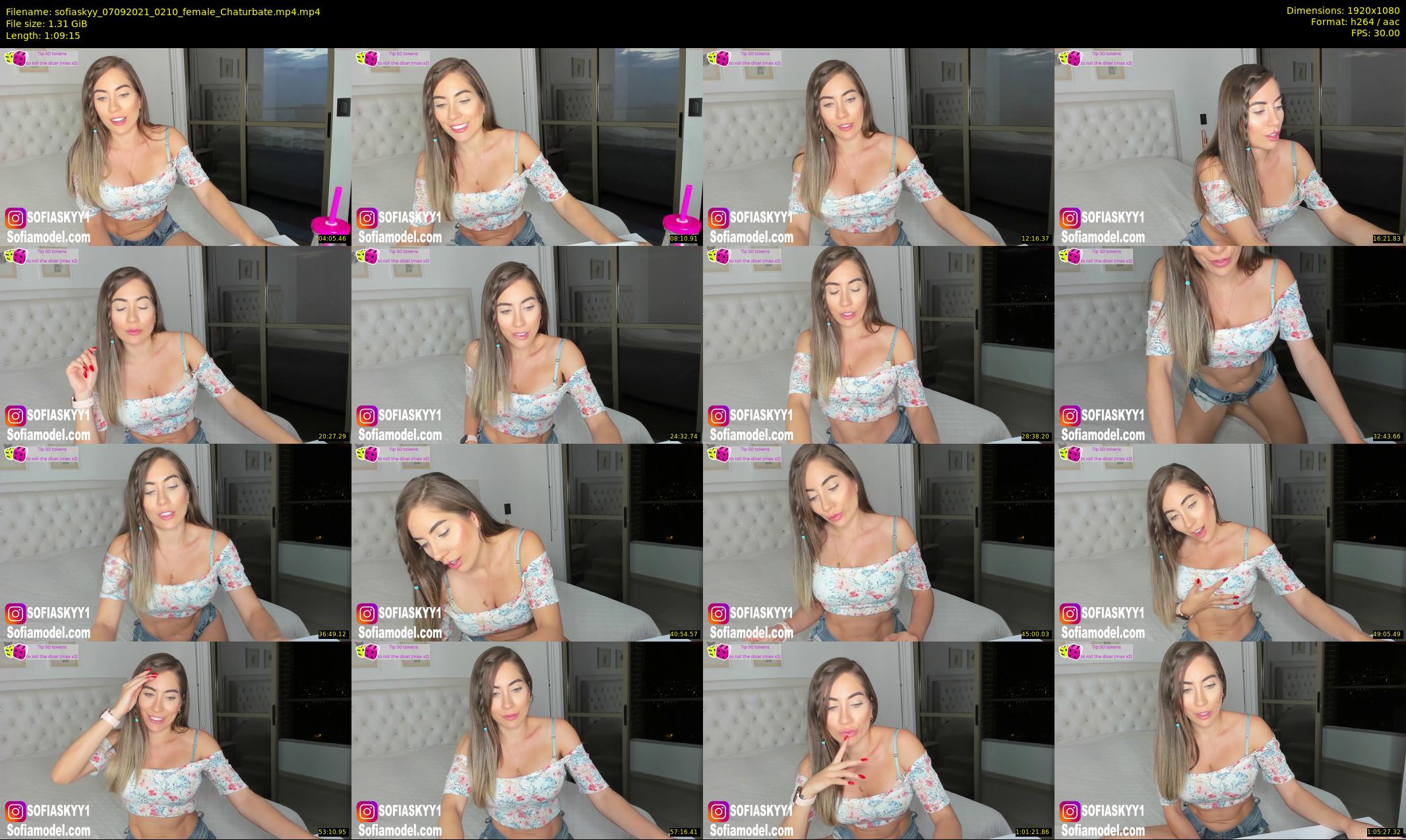 sofiaskyy — 70 minute Chaturbate female cam show recording, 1080p, Sep 7, 2021