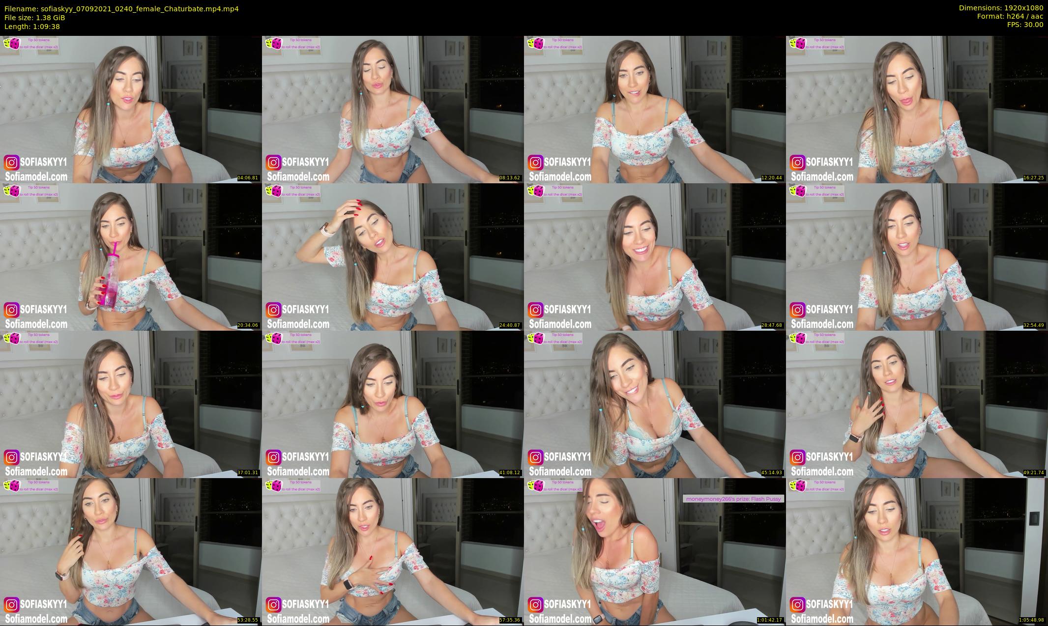 sofiaskyy — 70 minute Chaturbate female cam show recording, 1080p, Sep 7, 2021