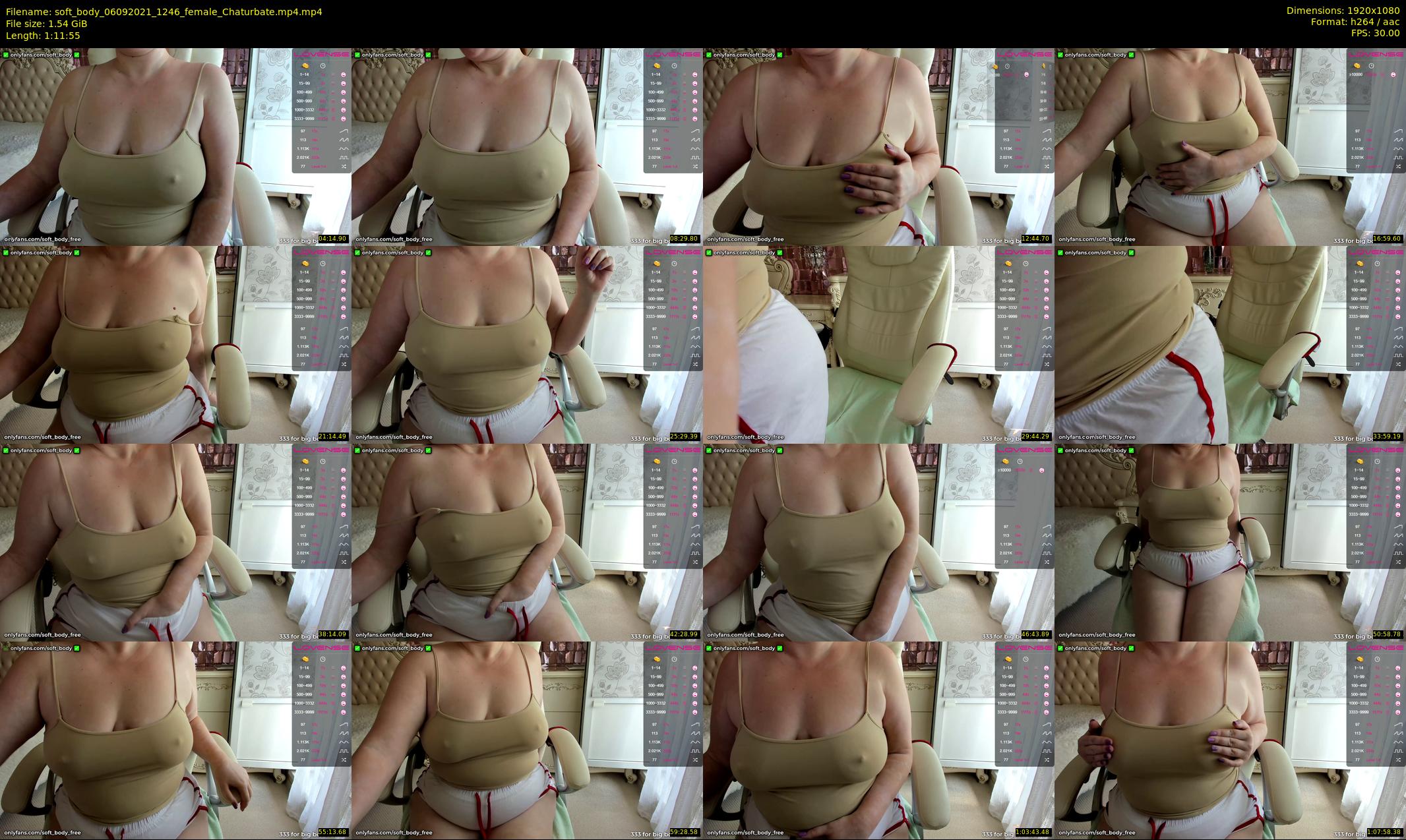 soft_body — 72 minute Chaturbate female cam show recording, 1080p, Sep 6, 2021
