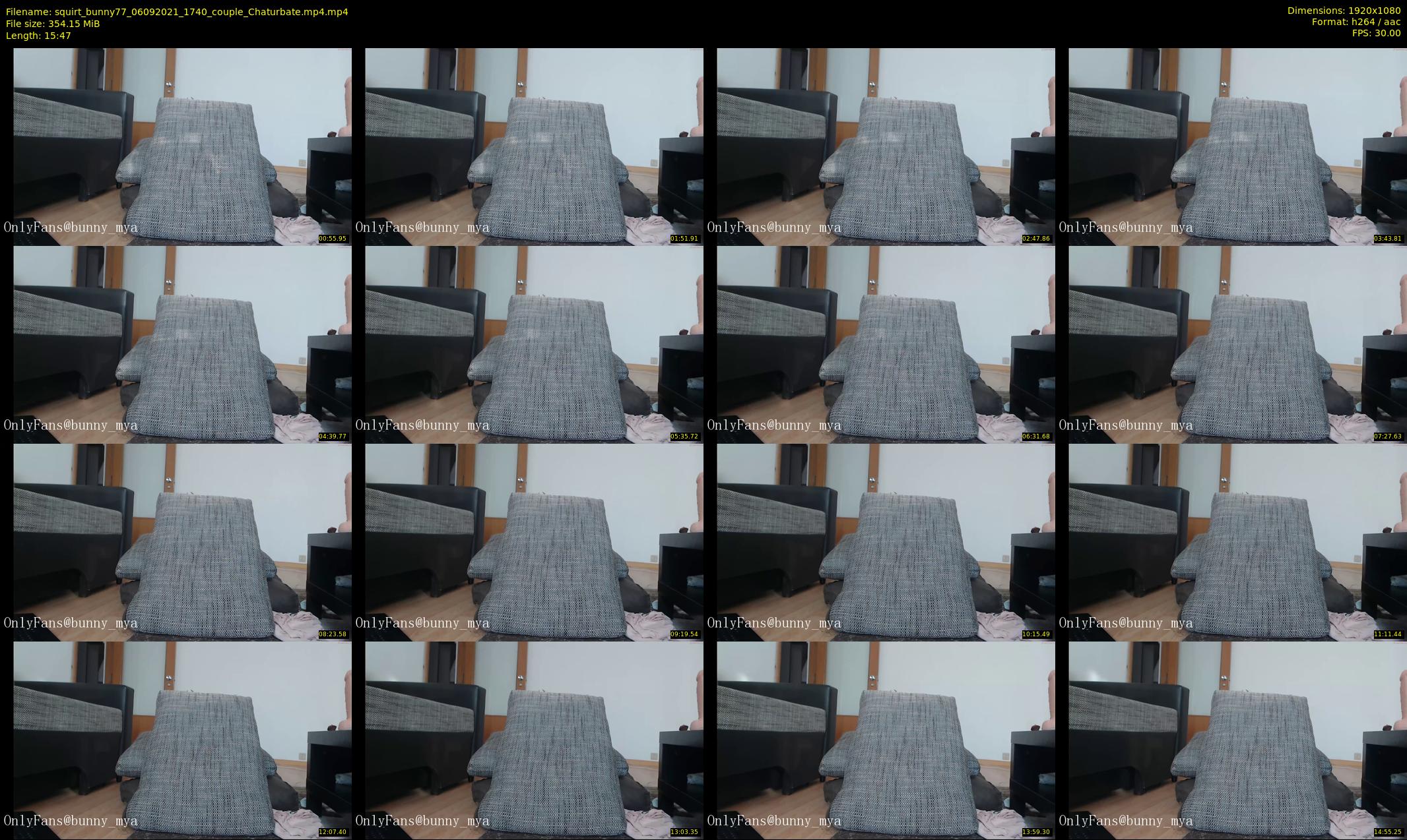 squirt_bunny77 — 16 minute Chaturbate couple cam show recording, 1080p, Sep 6, 2021