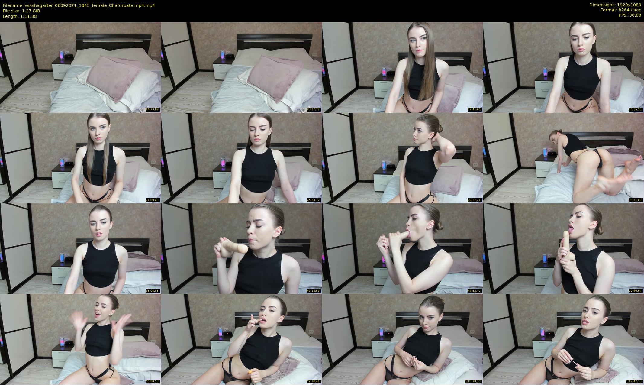 ssashagarter — 72 minute Chaturbate female cam show recording, 1080p, Sep 6, 2021
