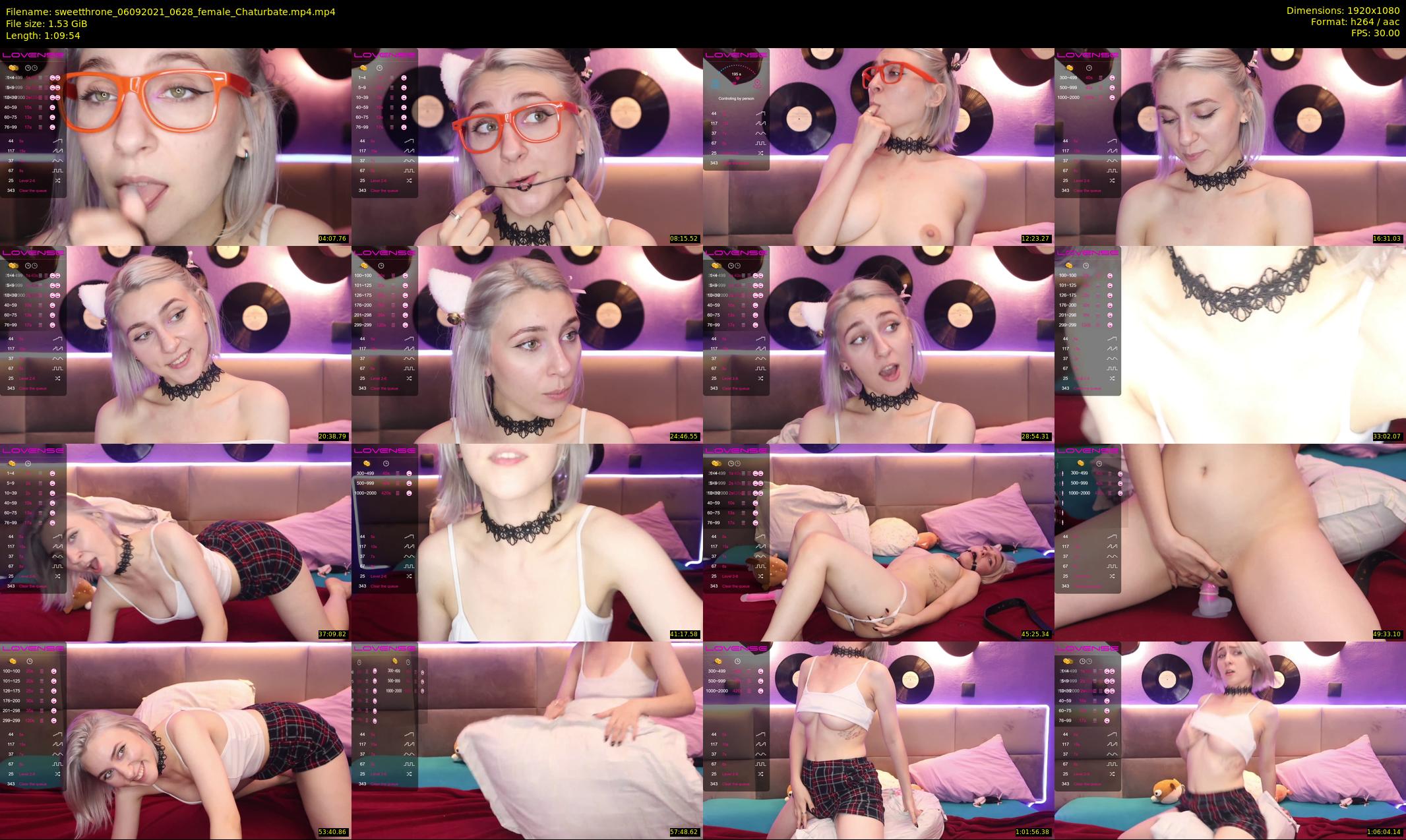 sweetthrone — 70 minute Chaturbate couple cam show recording, 1080p, Sep 6, 2021