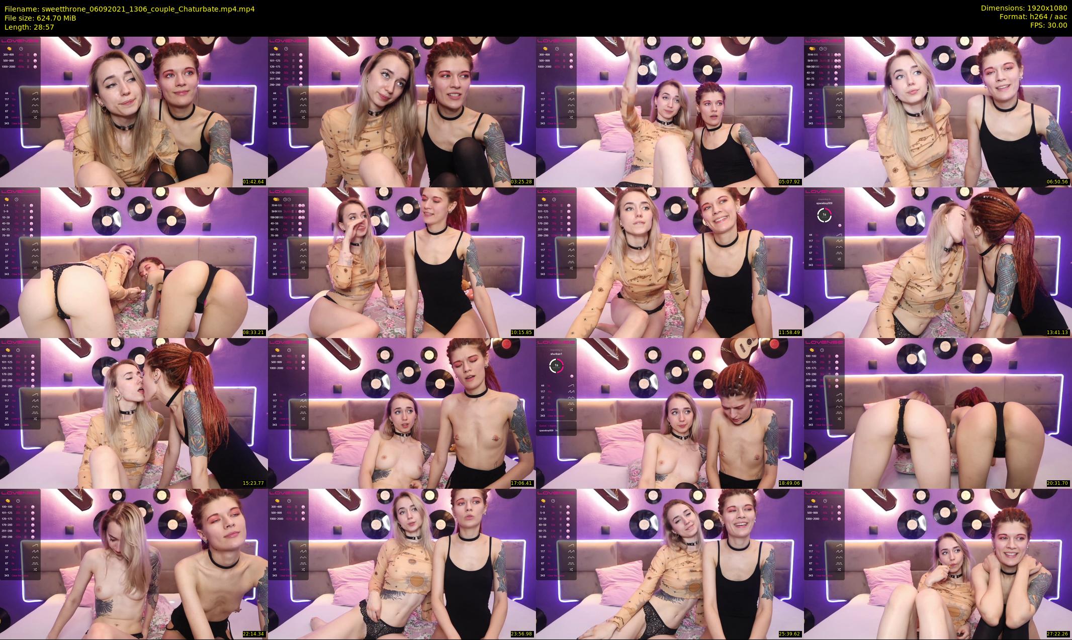 sweetthrone — 29 minute Chaturbate couple cam show recording, 1080p, Sep 6, 2021