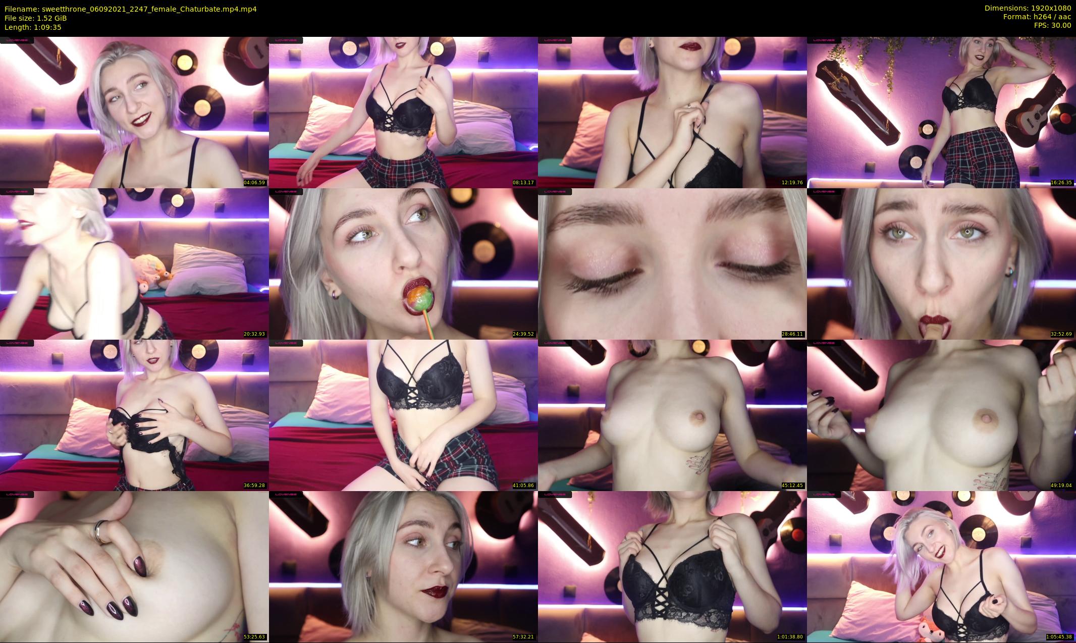 sweetthrone — 70 minute Chaturbate couple cam show recording, 1080p, Sep 6, 2021