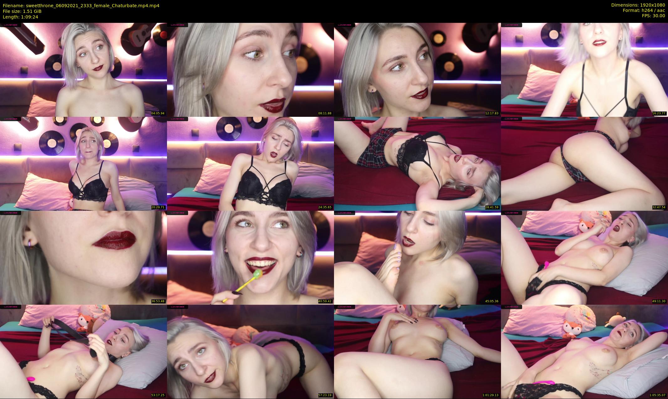 sweetthrone — 70 minute Chaturbate couple cam show recording, 1080p, Sep 6, 2021