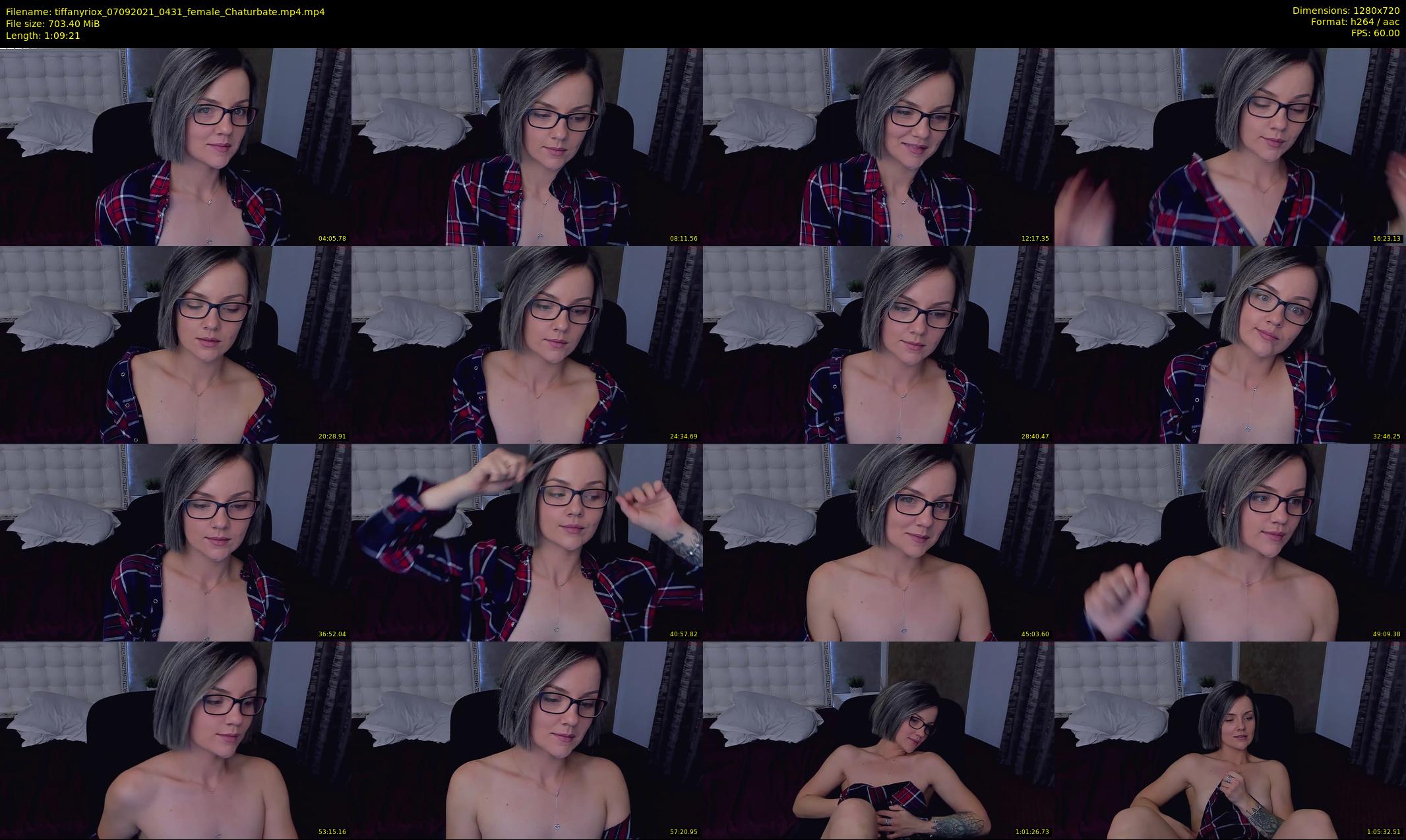 tiffanyriox — 70 minute Chaturbate female cam show recording, 720p, Sep 7, 2021