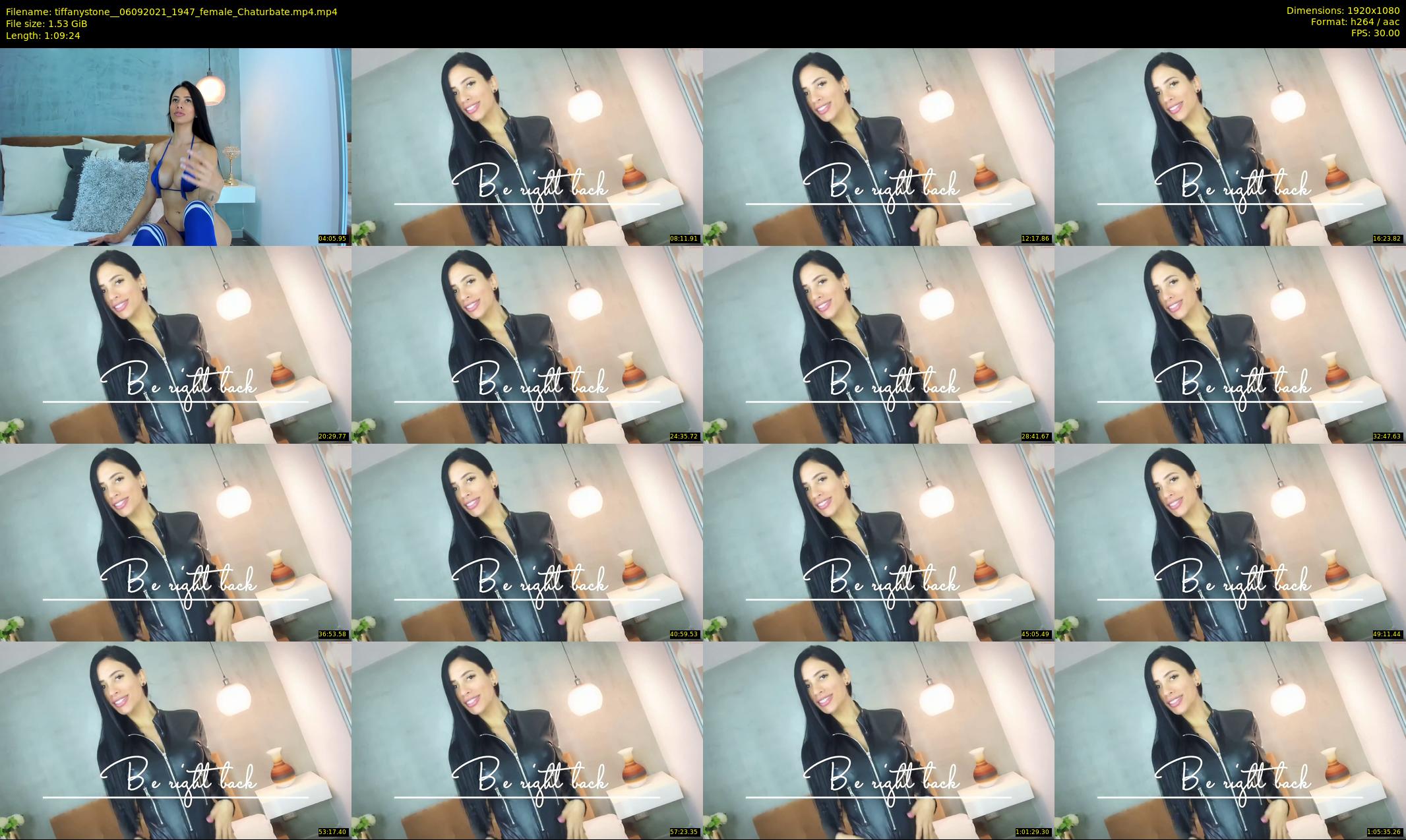 tiffanystone_ — 70 minute Chaturbate female cam show recording, 1080p, Sep 6, 2021