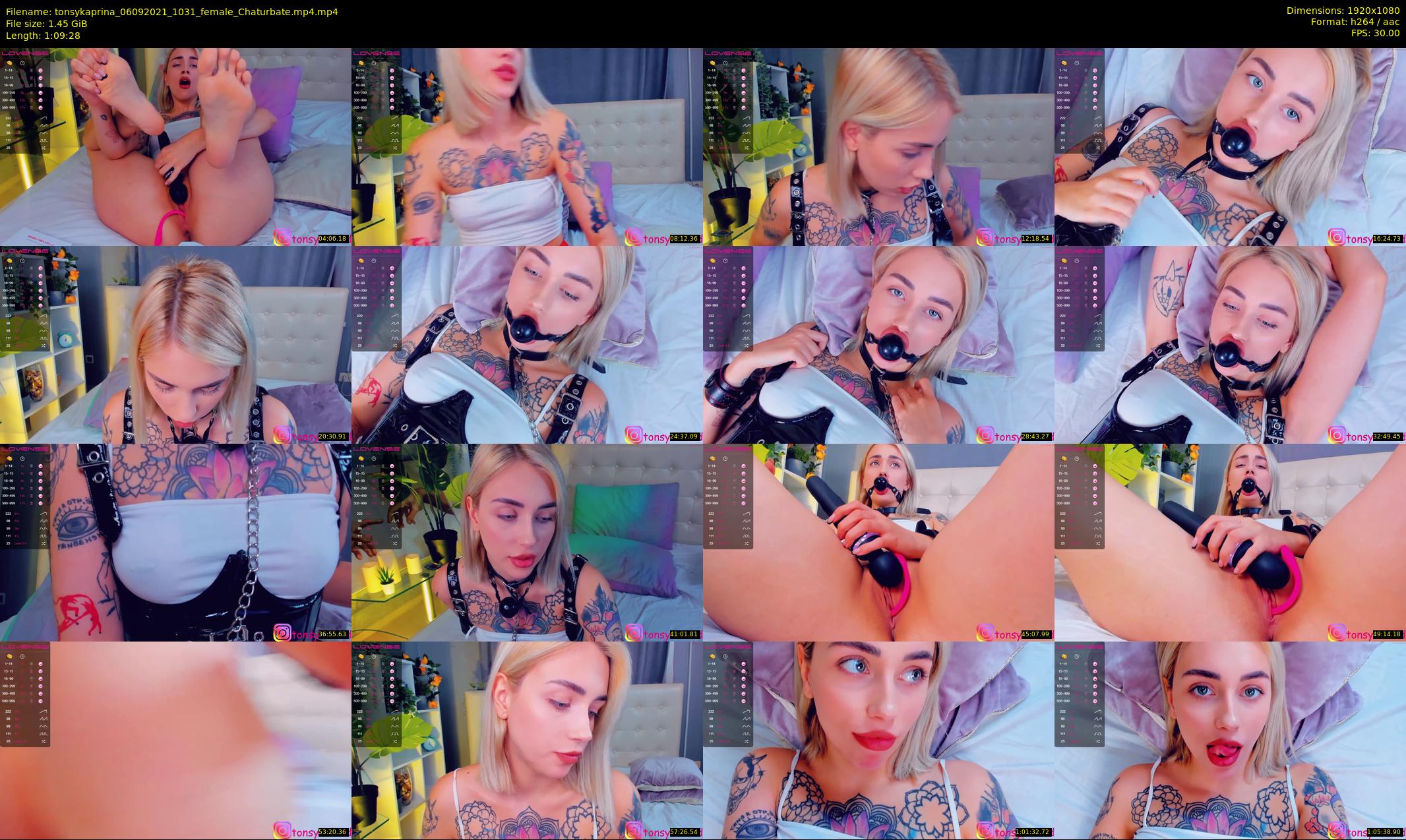 tonsykaprina — 70 minute Chaturbate couple cam show recording, 1080p, Sep 6, 2021