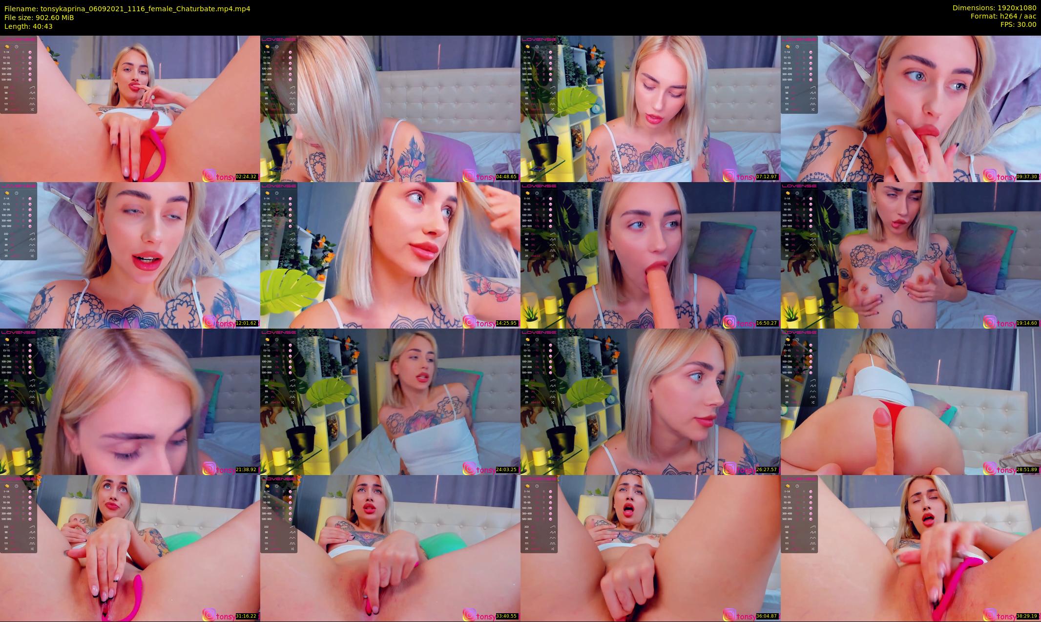 tonsykaprina — 41 minute Chaturbate couple cam show recording, 1080p, Sep 6, 2021