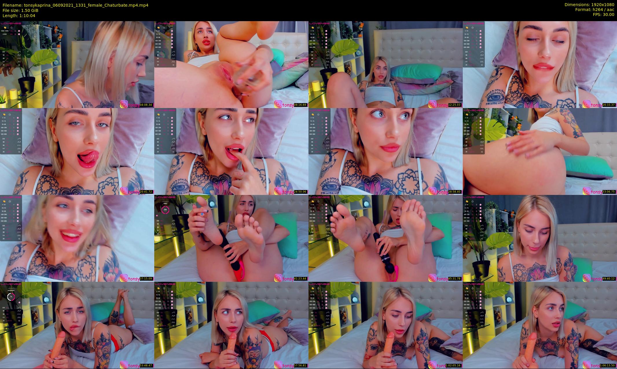 tonsykaprina — 71 minute Chaturbate couple cam show recording, 1080p, Sep 6, 2021