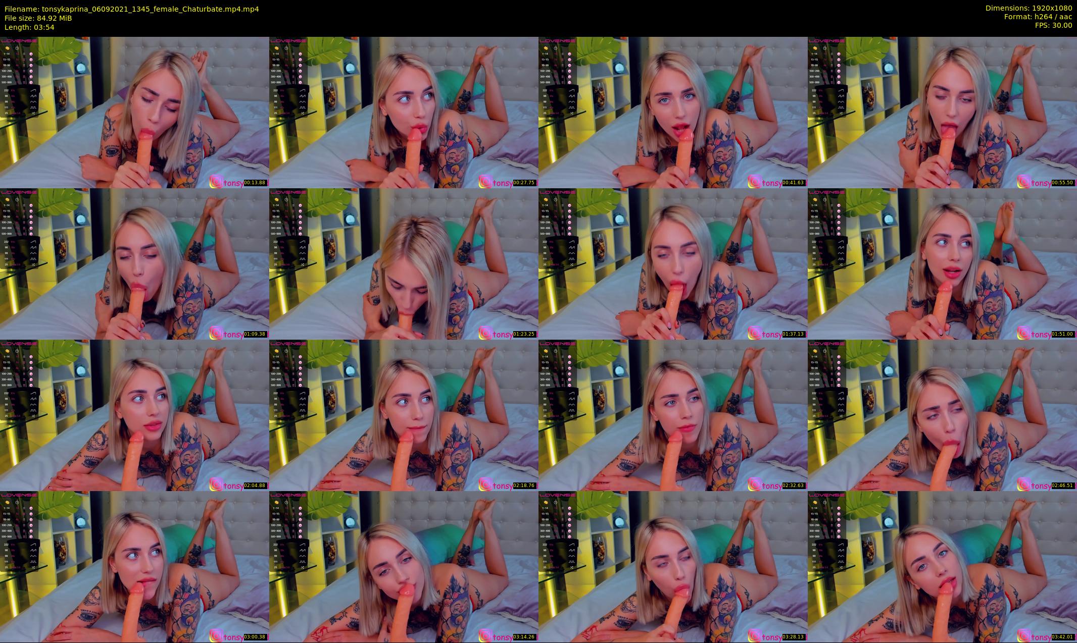 tonsykaprina — 4 minute Chaturbate couple cam show recording, 1080p, Sep 6, 2021