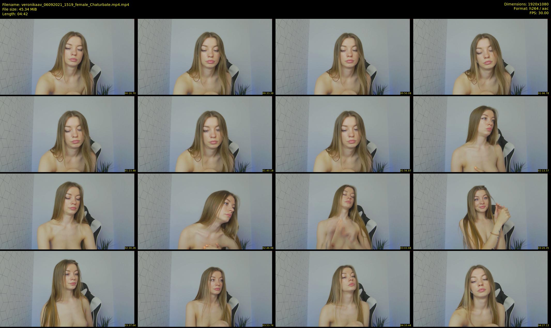 veronikaav — 5 minute Chaturbate female cam show recording, 1080p, Sep 6, 2021