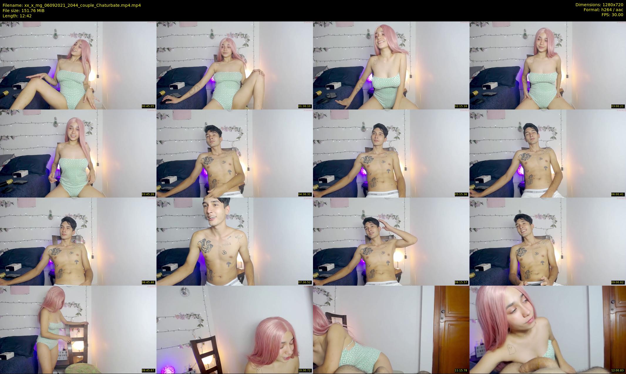 xx_x_mg — 13 minute Chaturbate couple cam show recording, 720p, Sep 6, 2021