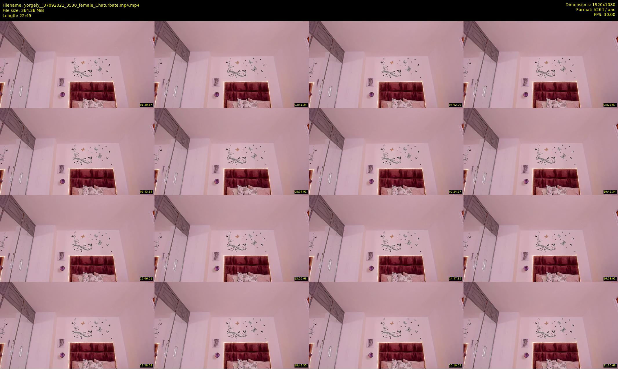 yorgely_ — 23 minute Chaturbate female cam show recording, 1080p, Sep 7, 2021