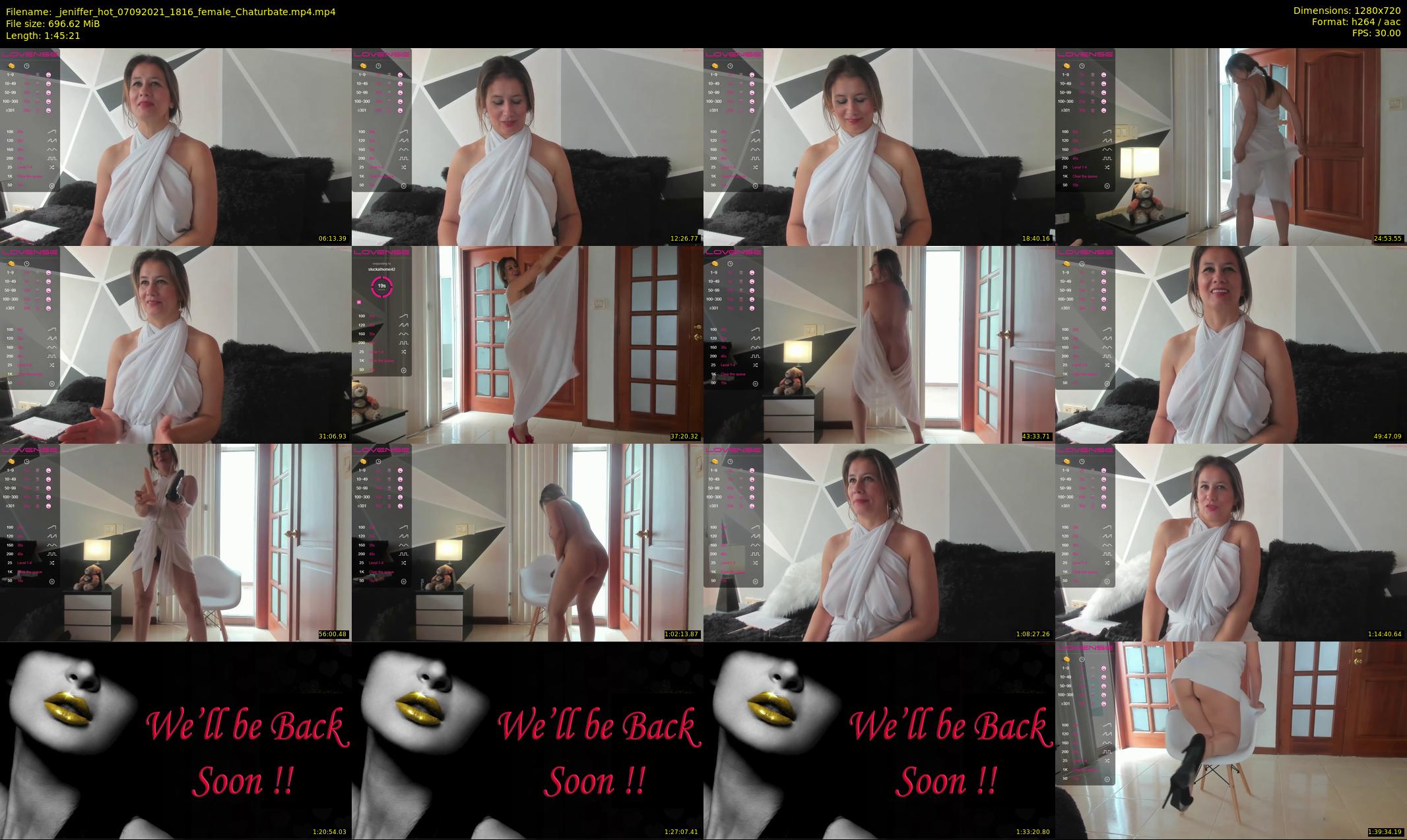 _jeniffer_hot — 106 minute Chaturbate female cam show recording, 720p, Sep 7, 2021