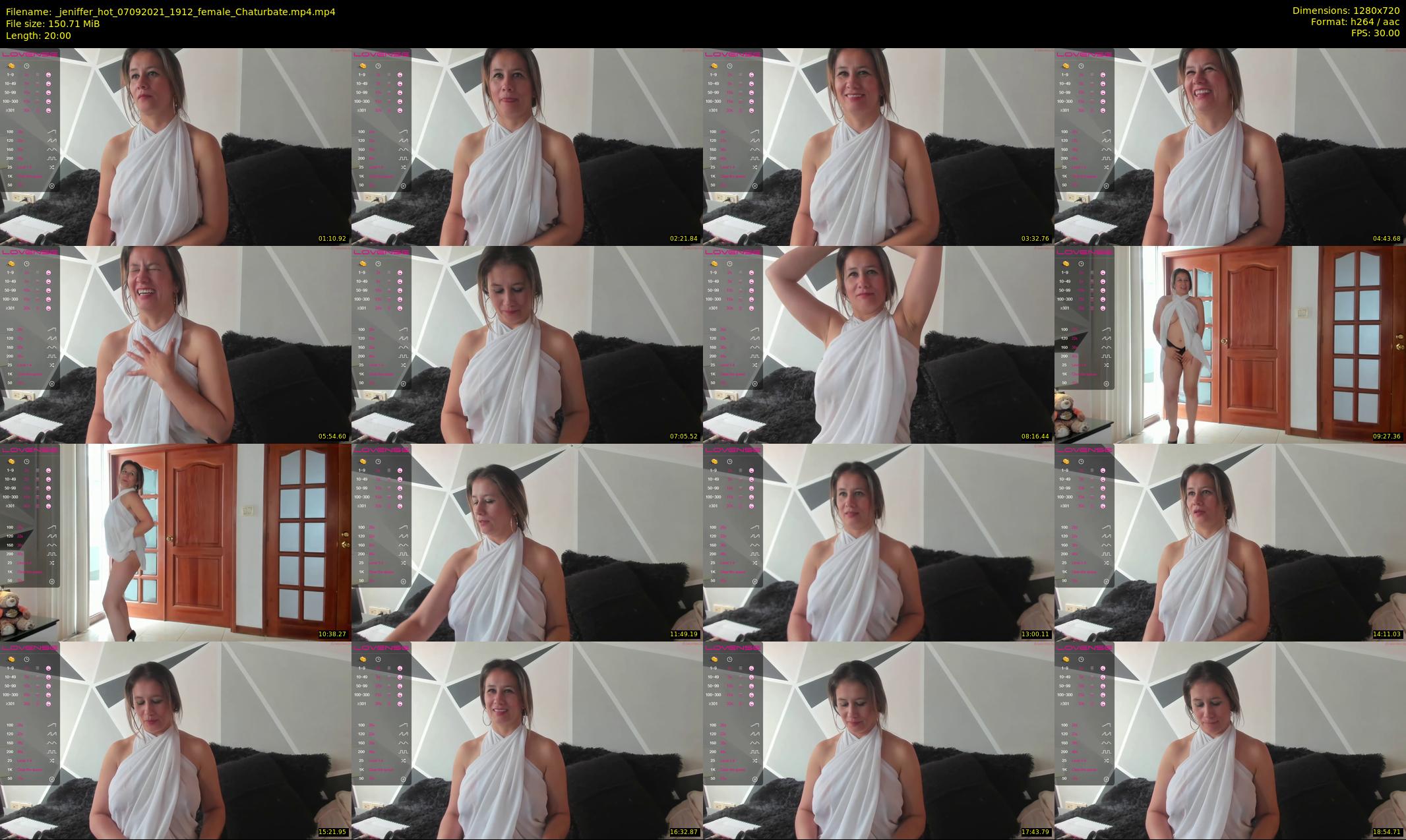 _jeniffer_hot — 20 minute Chaturbate female cam show recording, 720p, Sep 7, 2021