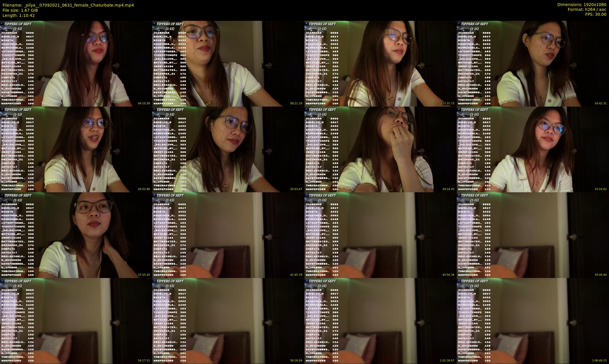 _pilya_ — 71 minute Chaturbate female cam show recording, 1080p, Sep 7, 2021