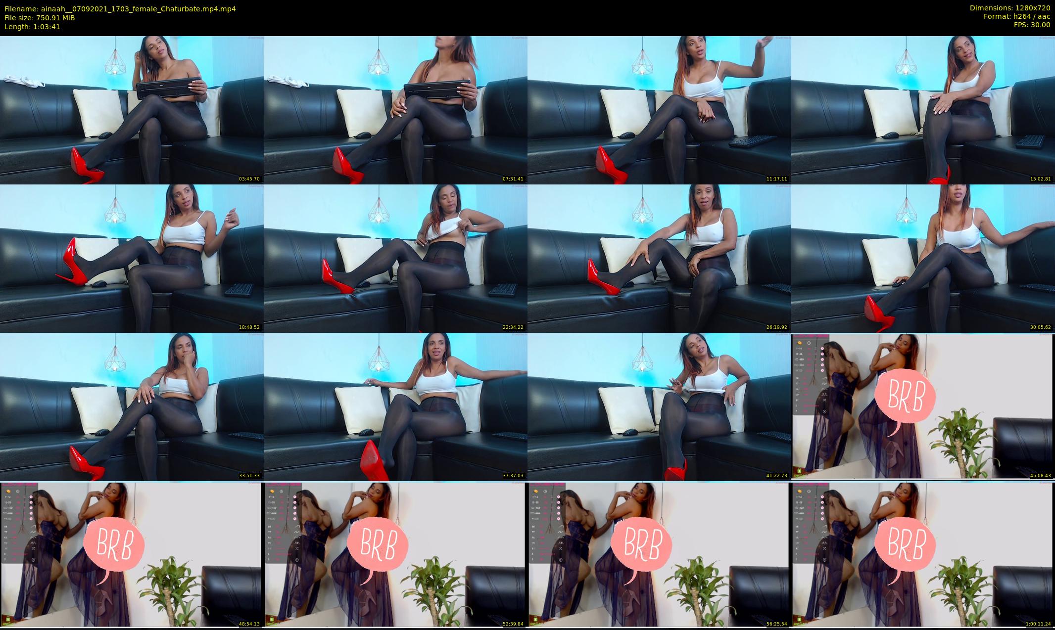 ainaah_ — 64 minute Chaturbate female cam show recording, 720p, Sep 7, 2021