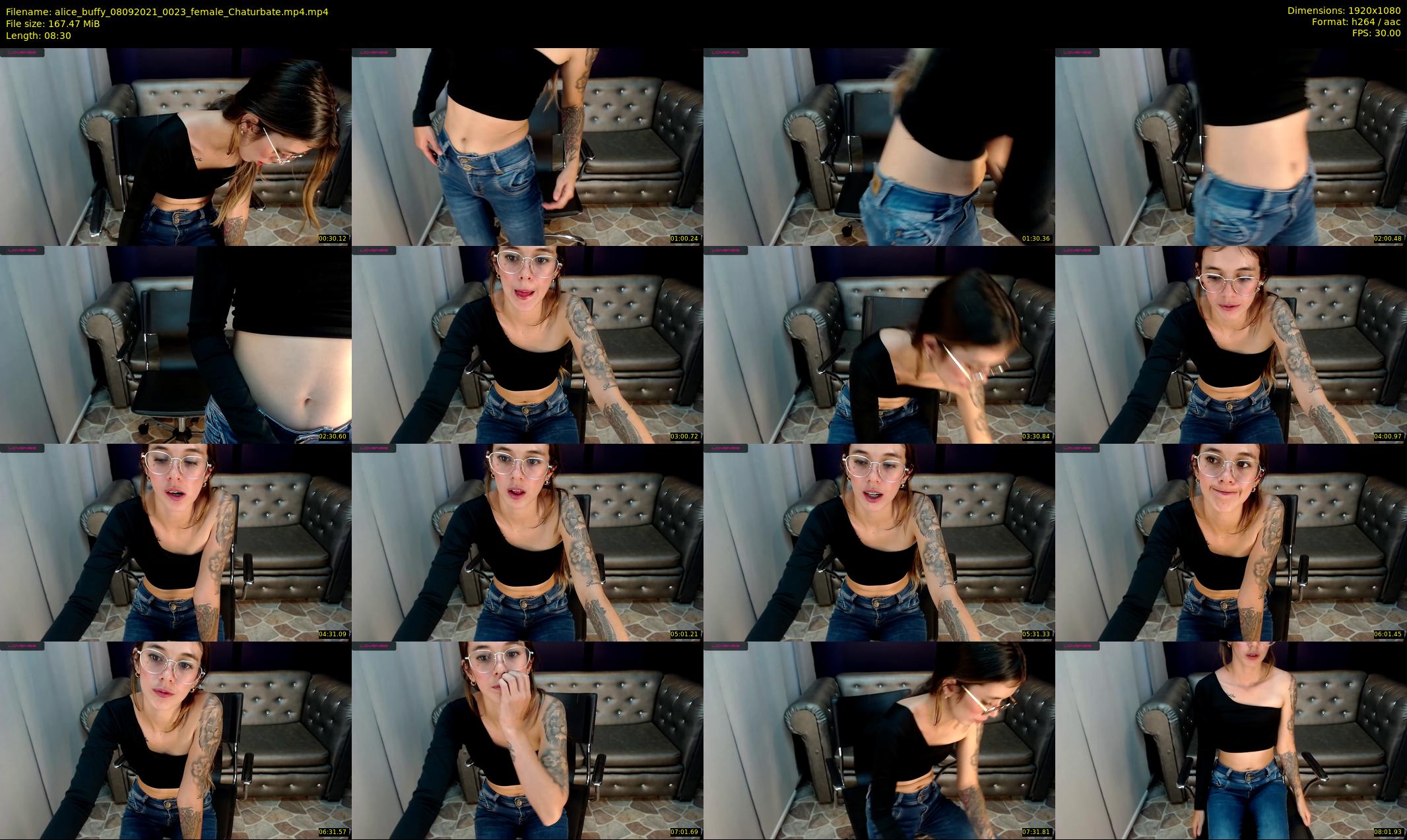 alice_buffy — 9 minute Chaturbate female cam show recording, 1080p, Sep 8, 2021