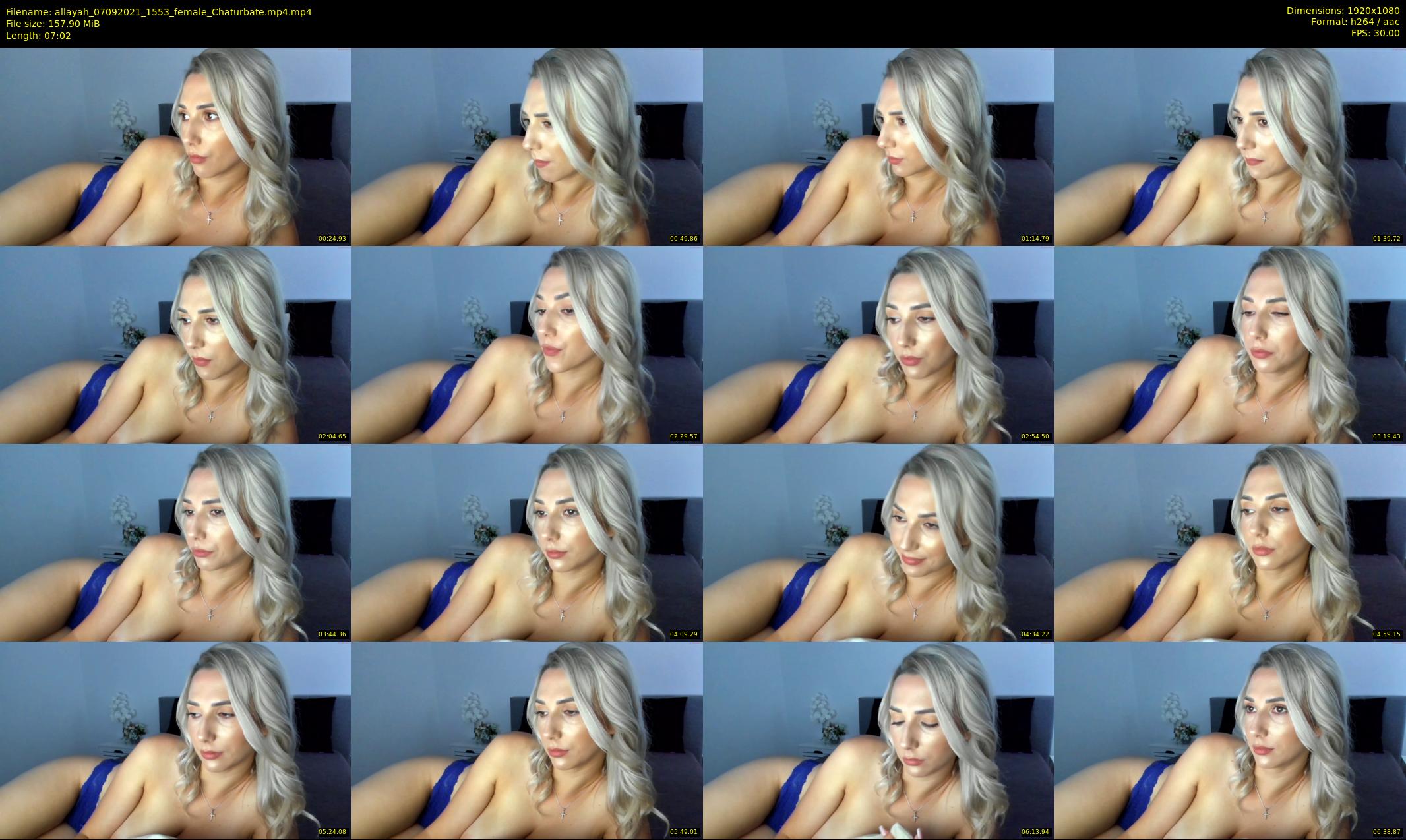 allayah — 8 minute Chaturbate female cam show recording, 1080p, Sep 7, 2021