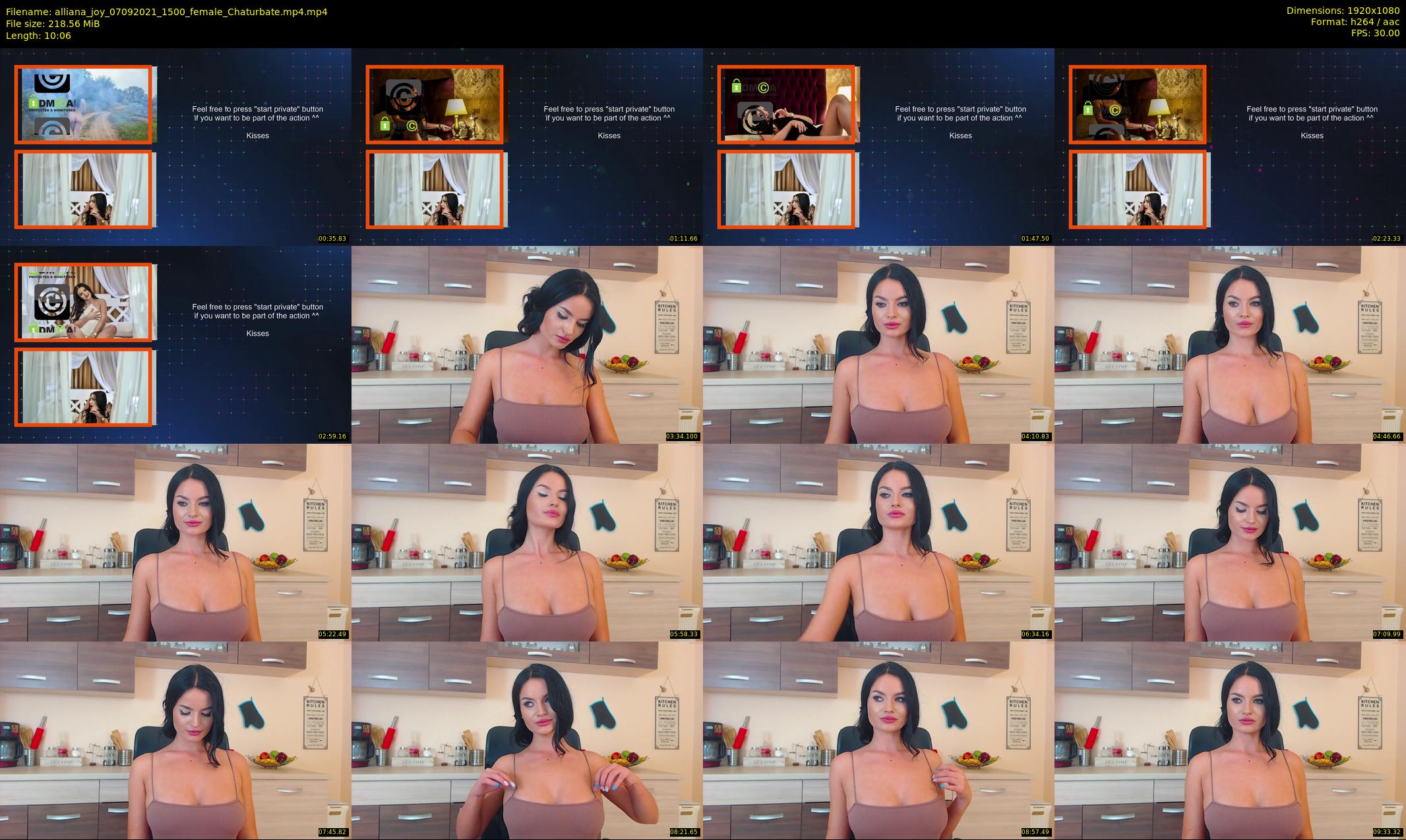 alliana_joy — 11 minute Chaturbate female cam show recording, 1080p, Sep 7, 2021