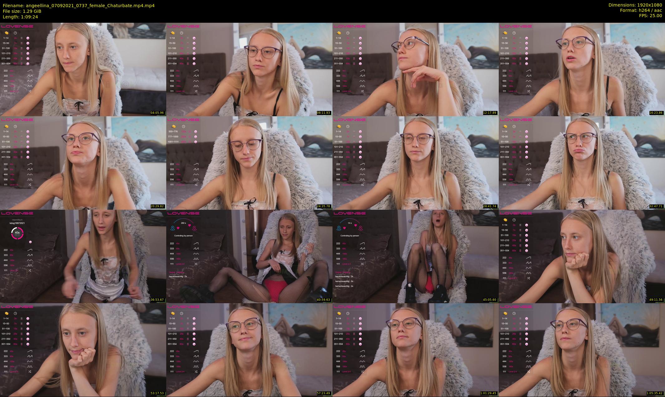 angeellina — 70 minute Chaturbate female cam show recording, 1080p, Sep 7, 2021
