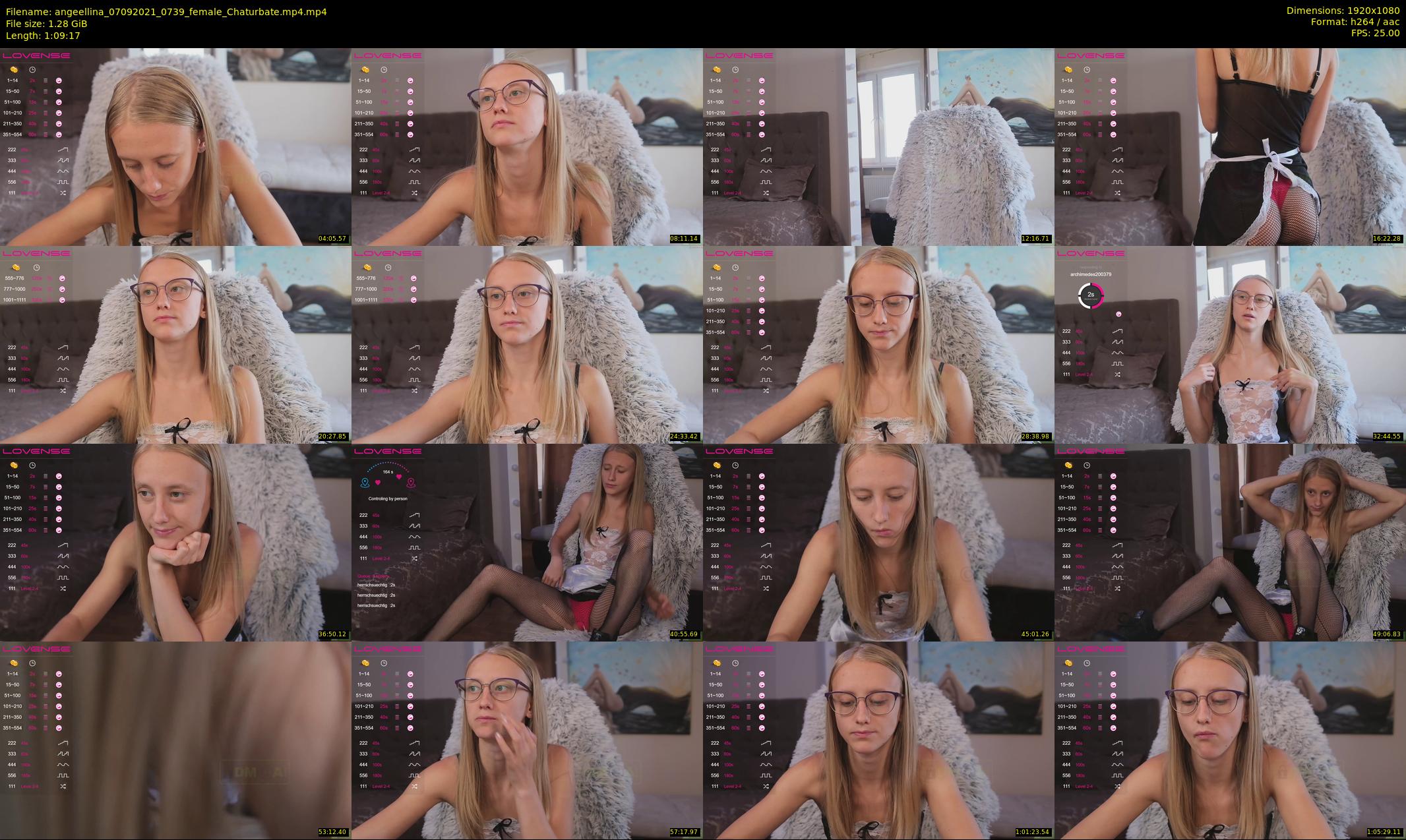 angeellina — 70 minute Chaturbate female cam show recording, 1080p, Sep 7, 2021