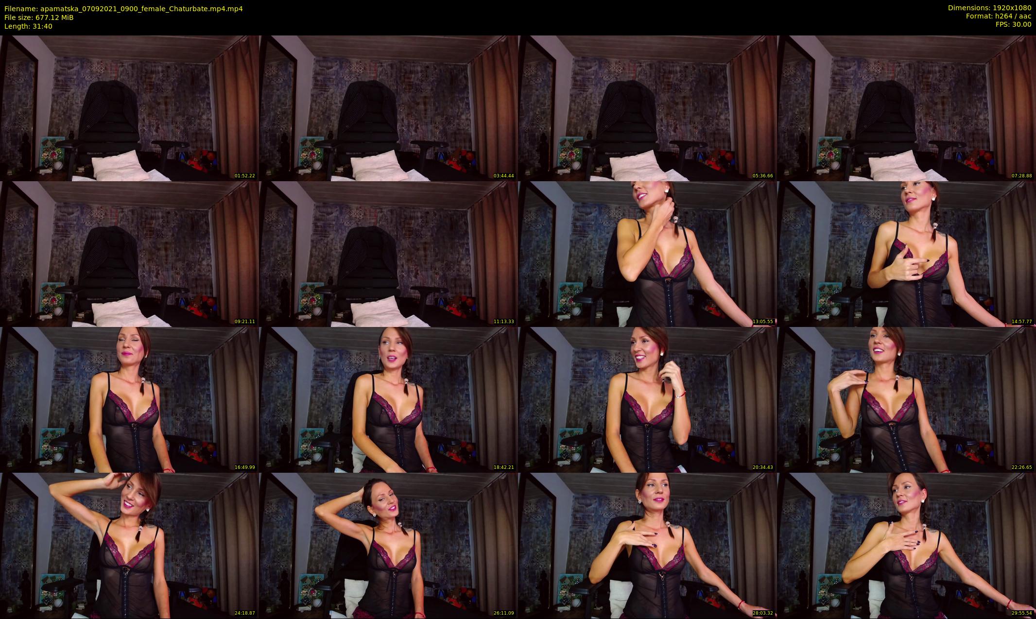 apamatska — 32 minute Chaturbate female cam show recording, 1080p, Sep 7, 2021