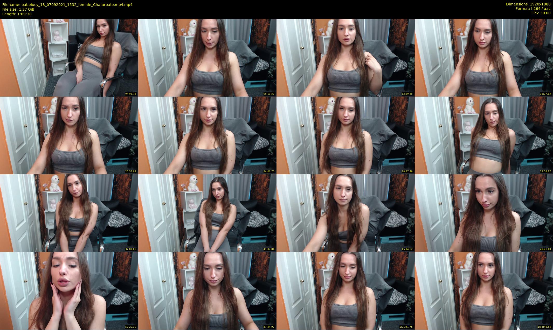 babelucy_18 — 70 minute Chaturbate female cam show recording, 1080p, Sep 7, 2021