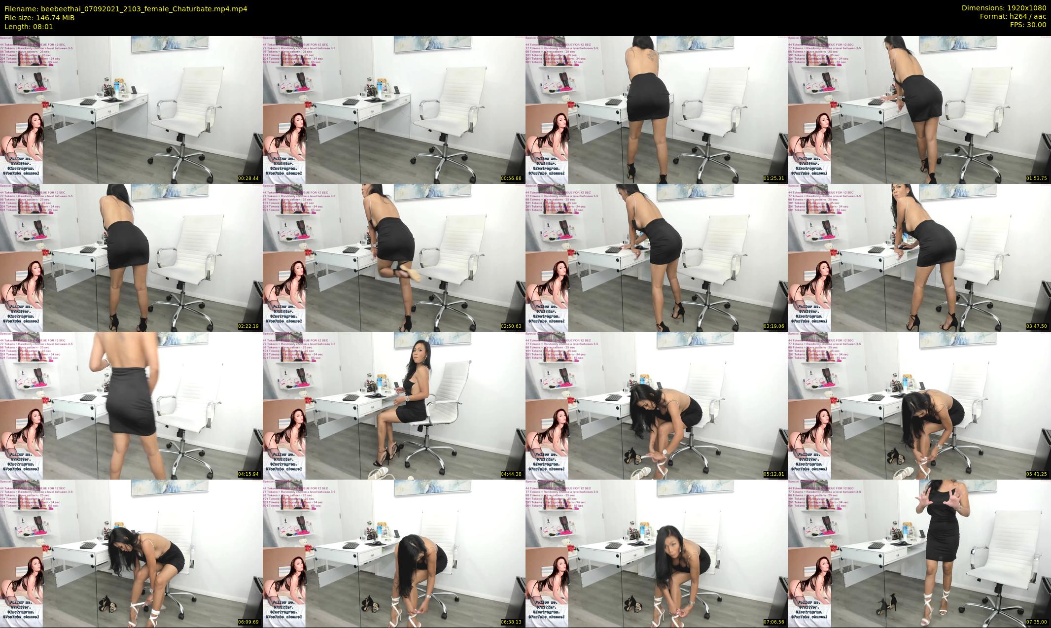 beebeethai — 9 minute Chaturbate female cam show recording, 1080p, Sep 7, 2021