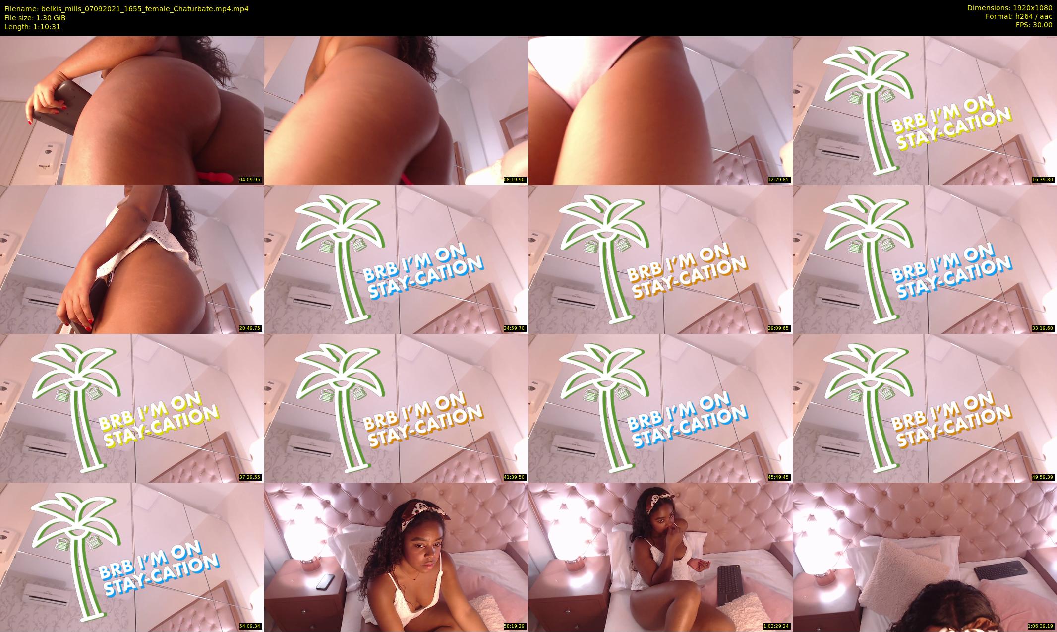 belkis_mills — 71 minute Chaturbate female cam show recording, 1080p, Sep 7, 2021