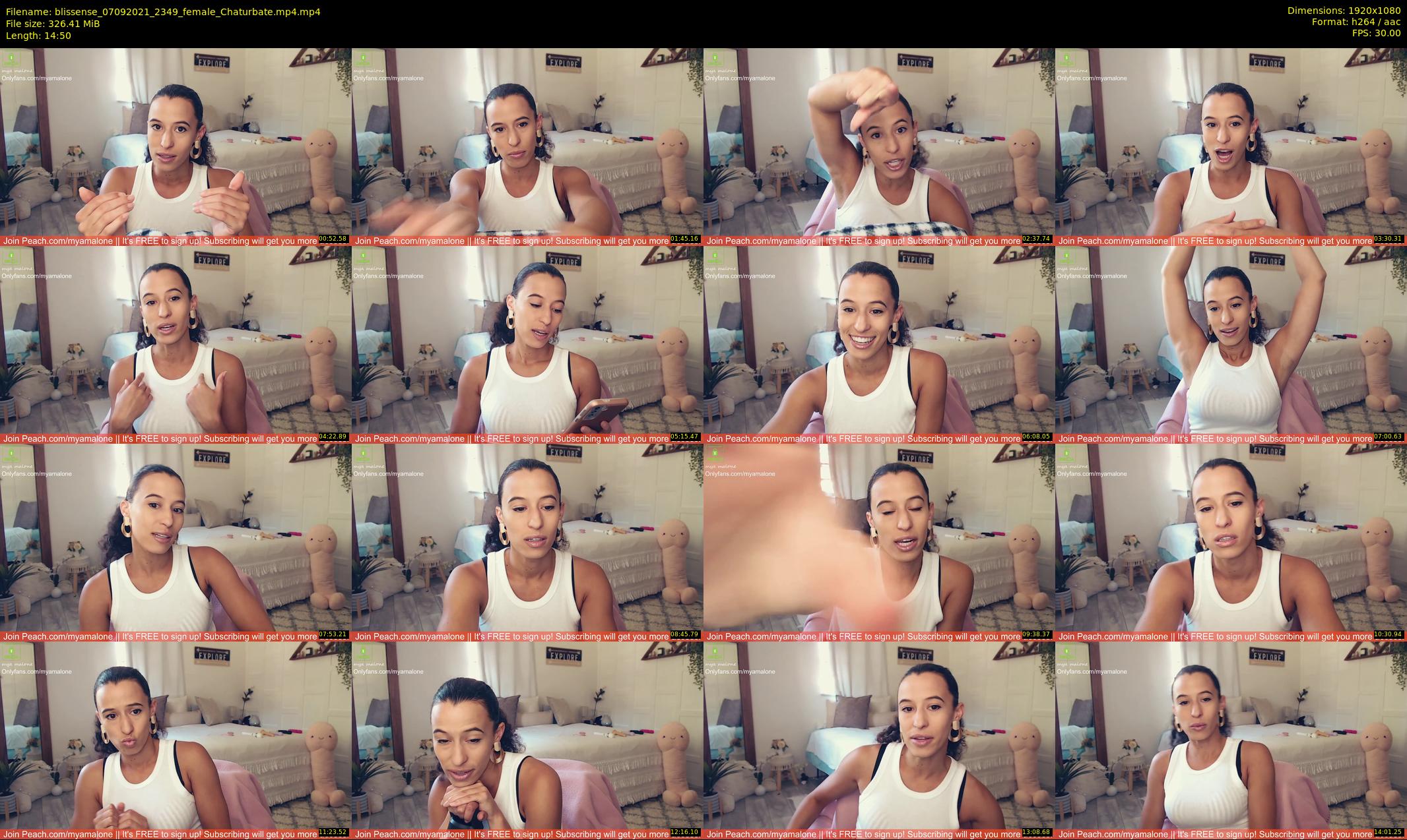 blissense — 15 minute Chaturbate female cam show recording, 1080p, Sep 7, 2021