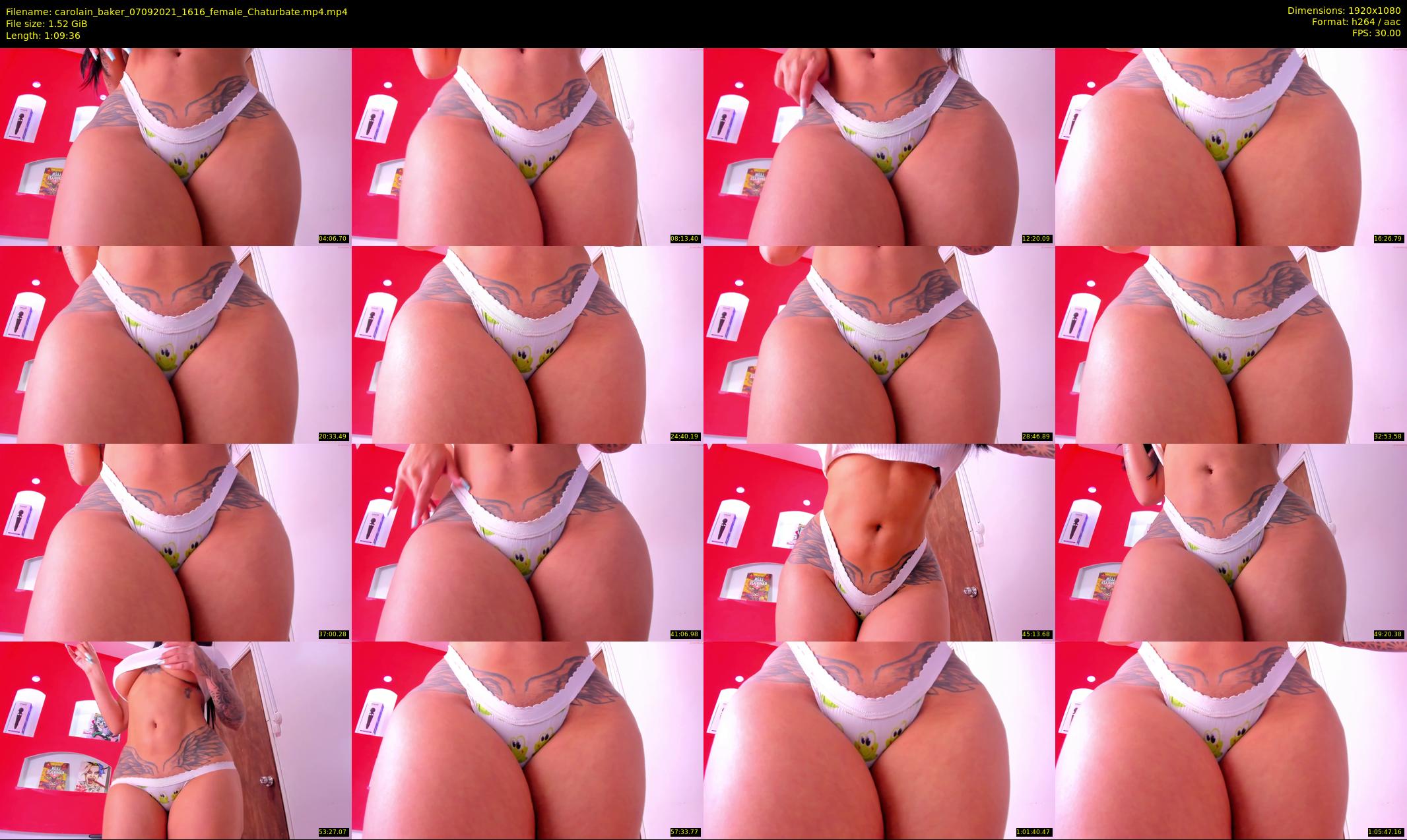 carolain_baker — 70 minute Chaturbate female cam show recording, 1080p, Sep 7, 2021