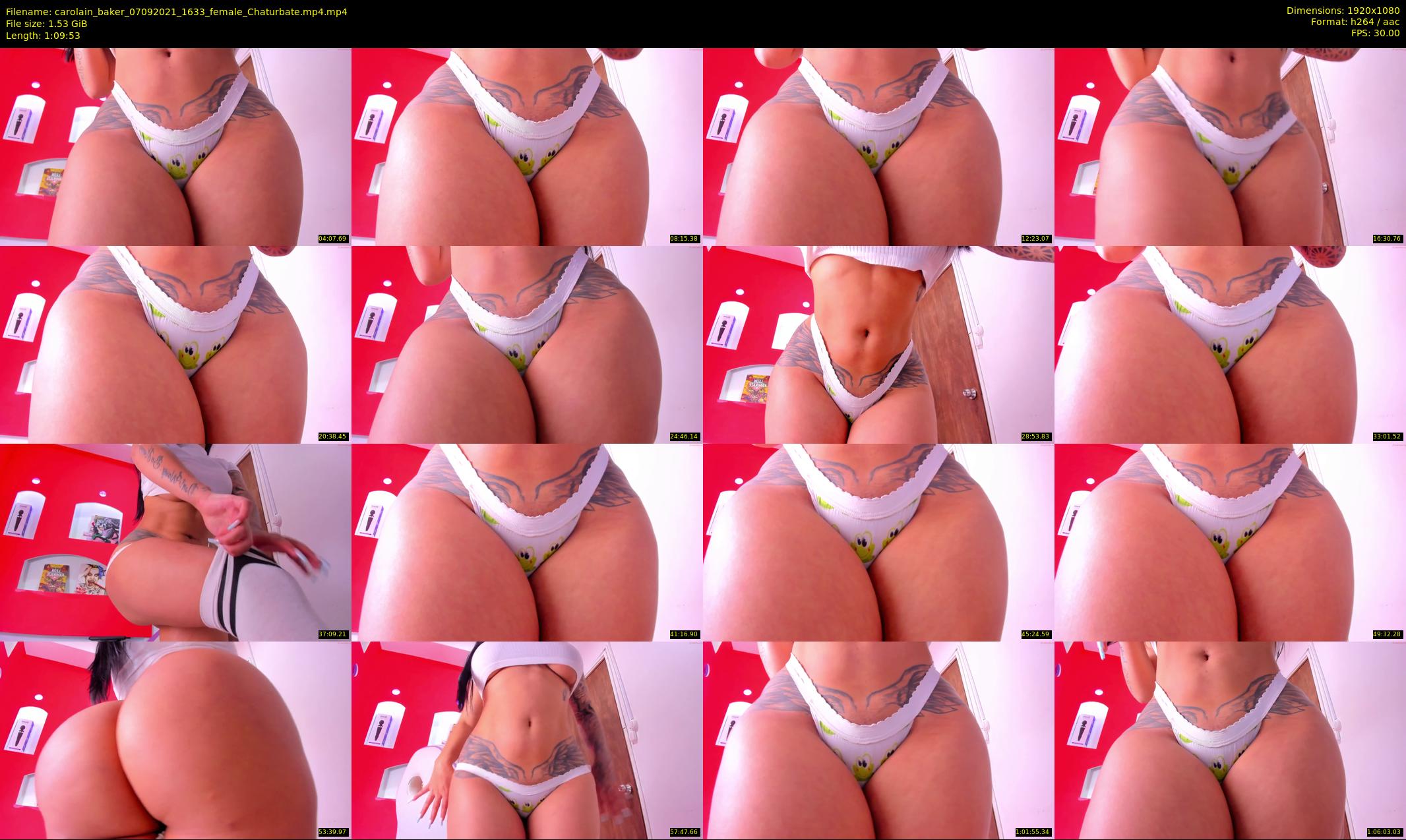 carolain_baker — 70 minute Chaturbate female cam show recording, 1080p, Sep 7, 2021