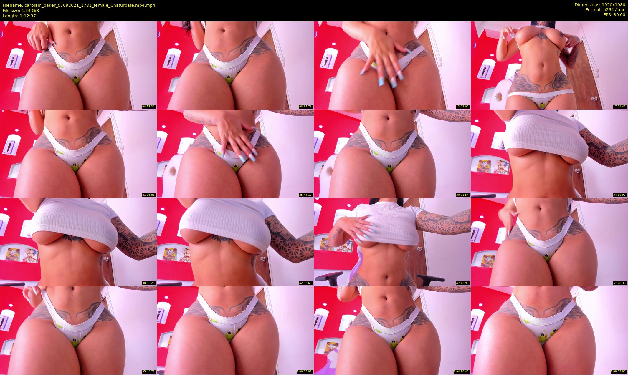 carolain_baker — 73 minute Chaturbate female cam show recording, 1080p, Sep 7, 2021