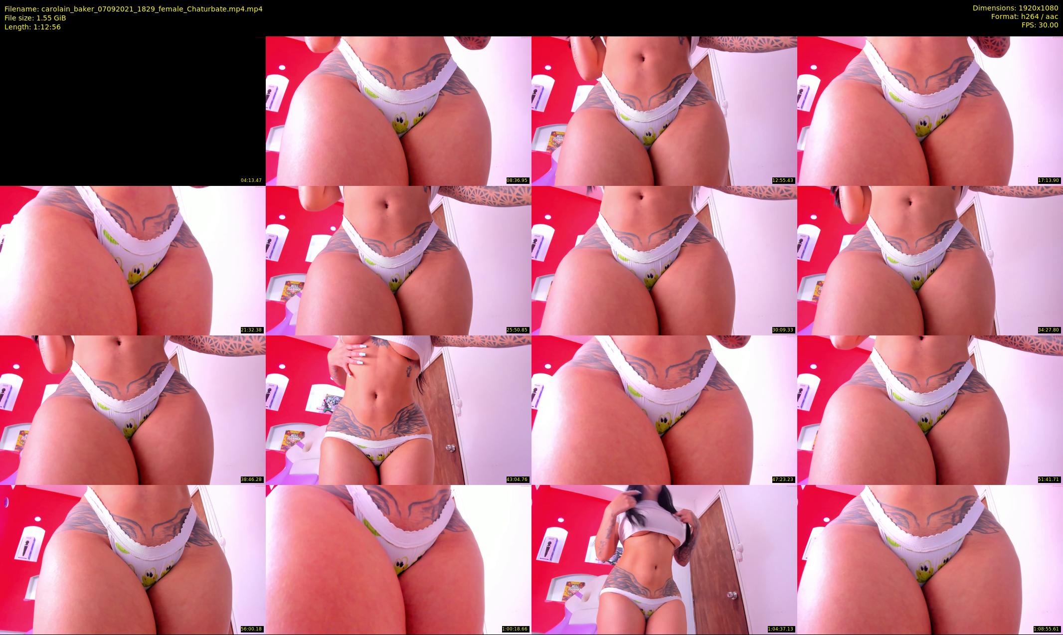 carolain_baker — 73 minute Chaturbate female cam show recording, 1080p, Sep 7, 2021
