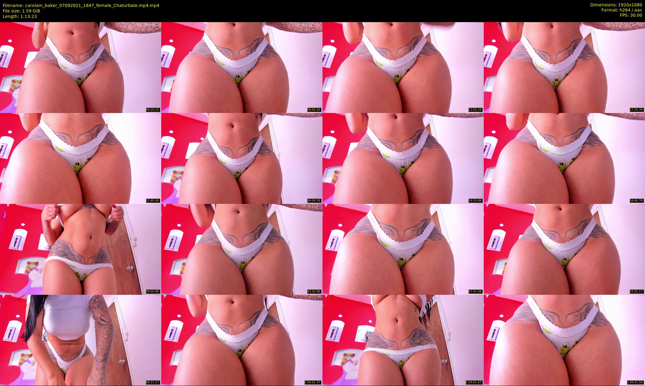 carolain_baker — 74 minute Chaturbate female cam show recording, 1080p, Sep 7, 2021
