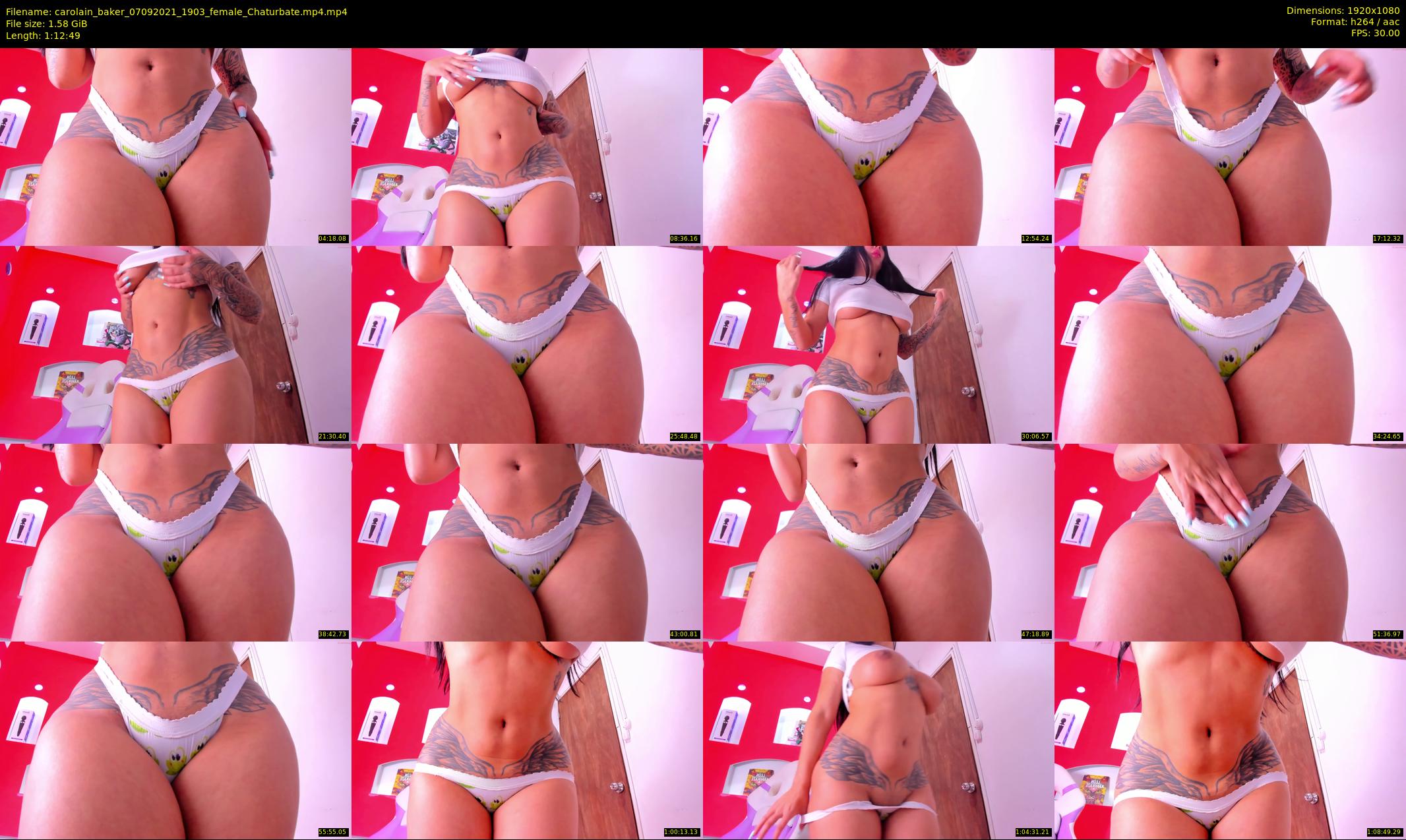 carolain_baker — 73 minute Chaturbate female cam show recording, 1080p, Sep 7, 2021