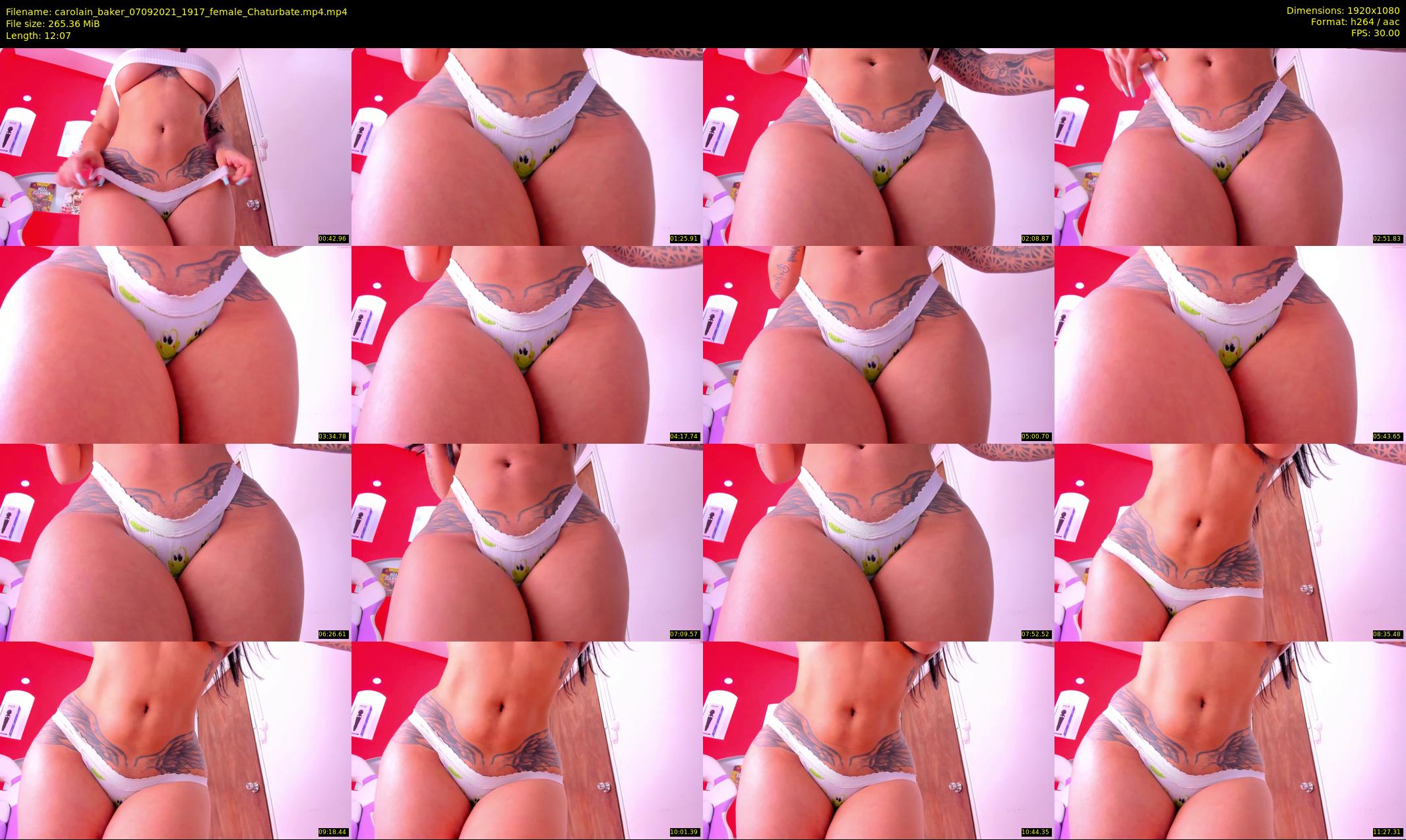 carolain_baker — 13 minute Chaturbate female cam show recording, 1080p, Sep 7, 2021