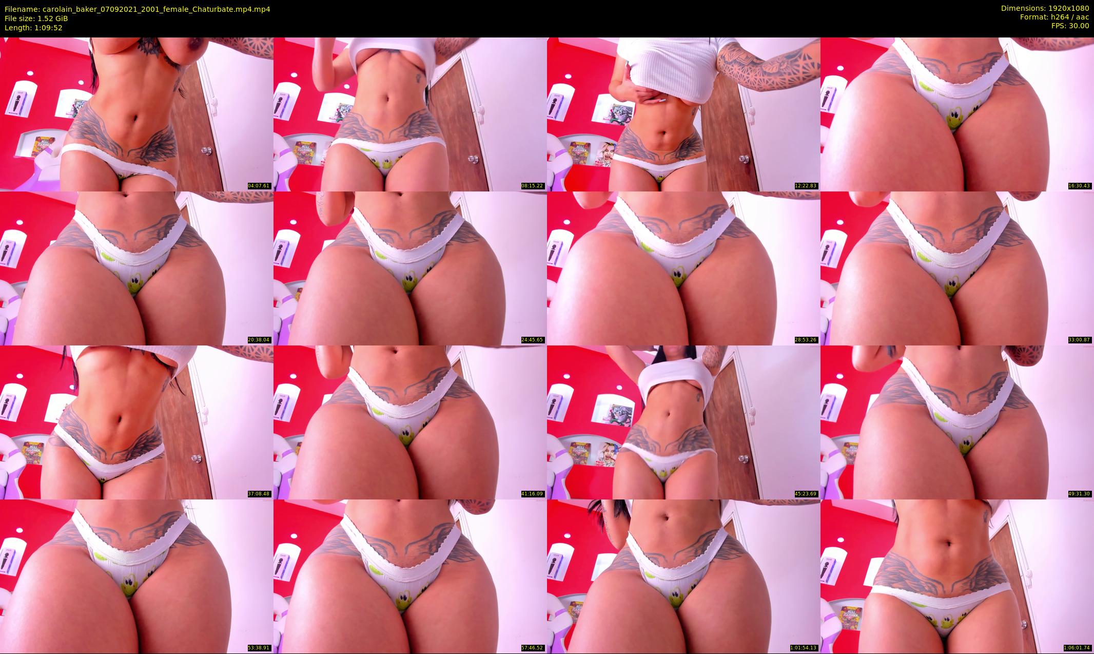 carolain_baker — 70 minute Chaturbate female cam show recording, 1080p, Sep 7, 2021