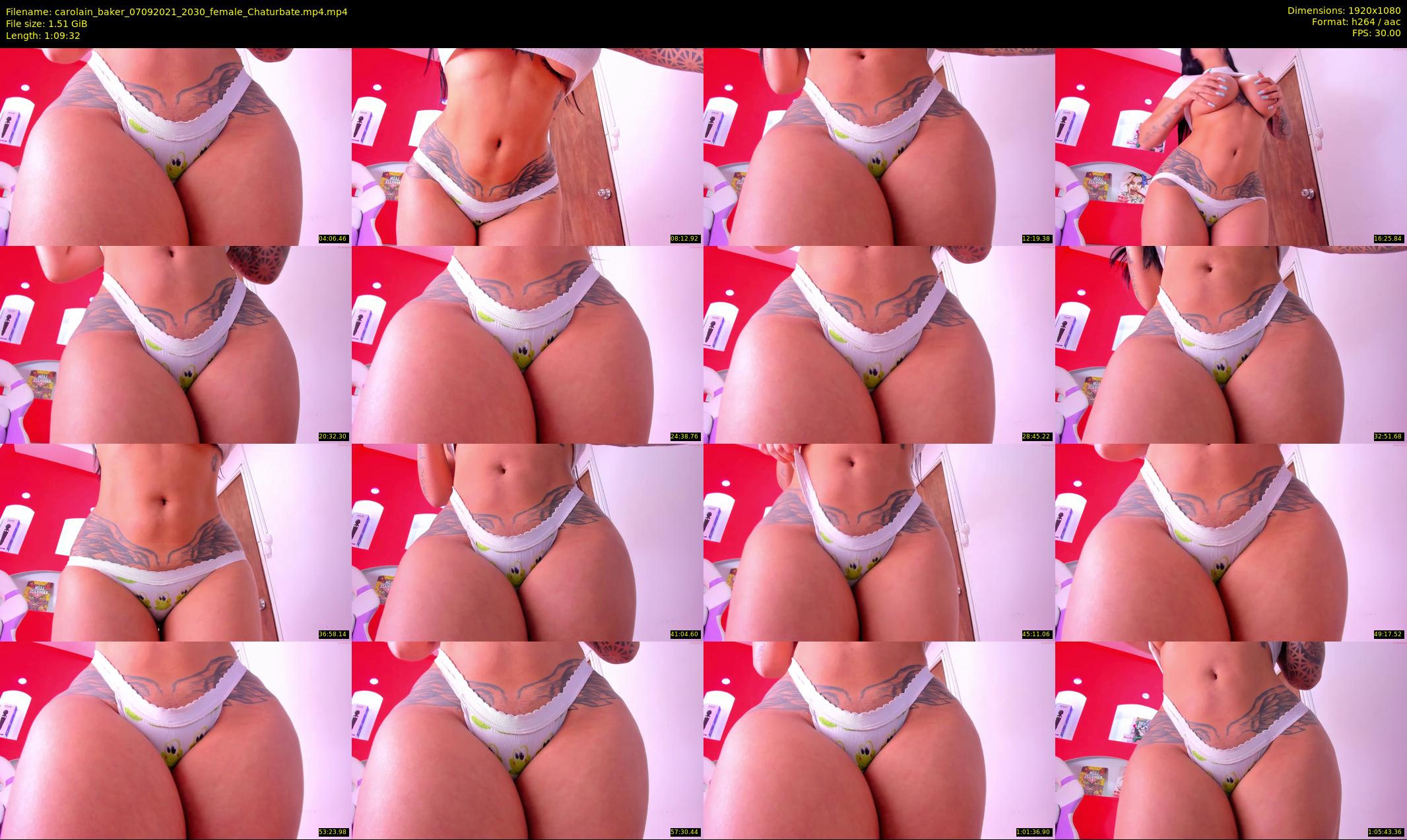 carolain_baker — 70 minute Chaturbate female cam show recording, 1080p, Sep 7, 2021