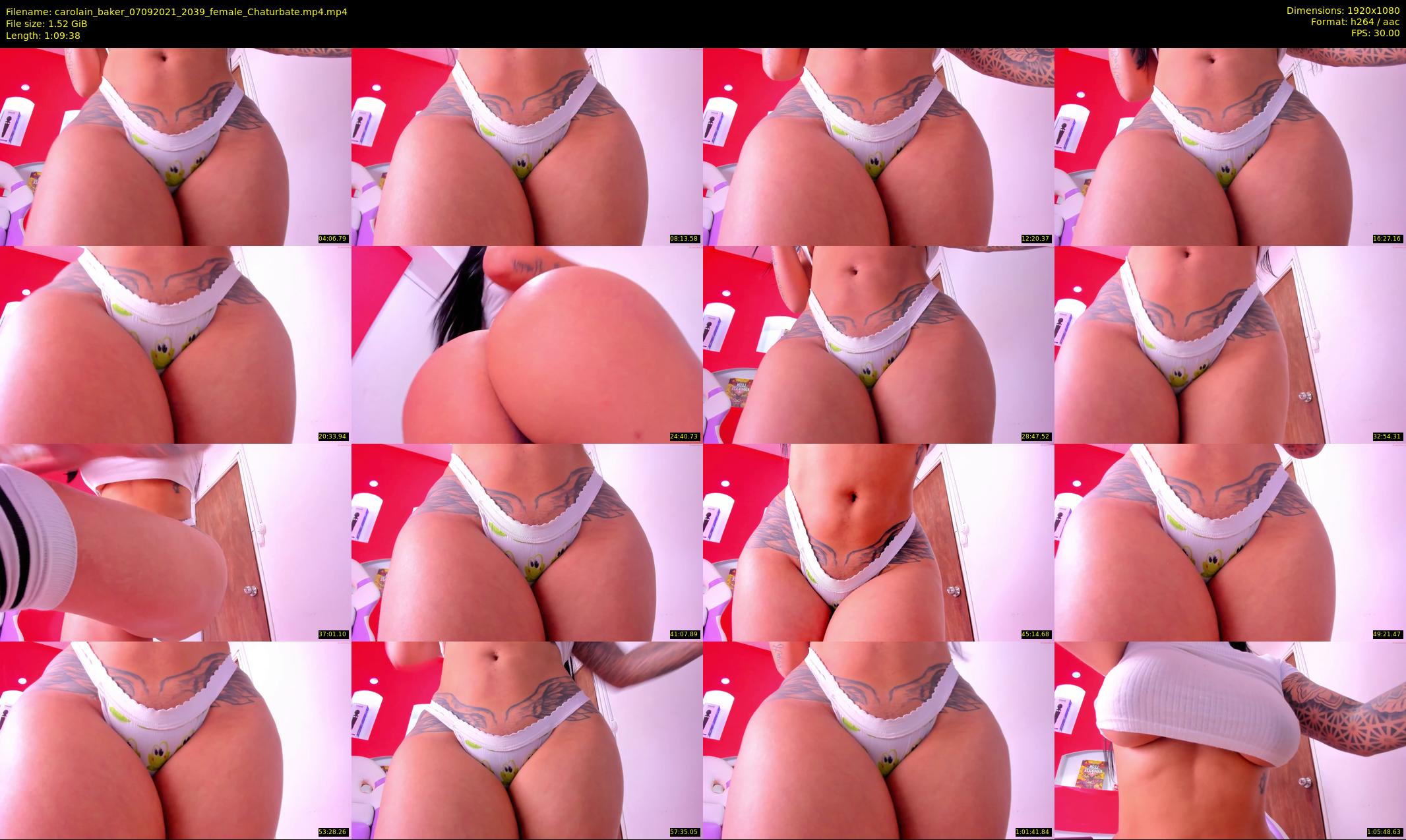 carolain_baker — 70 minute Chaturbate female cam show recording, 1080p, Sep 7, 2021
